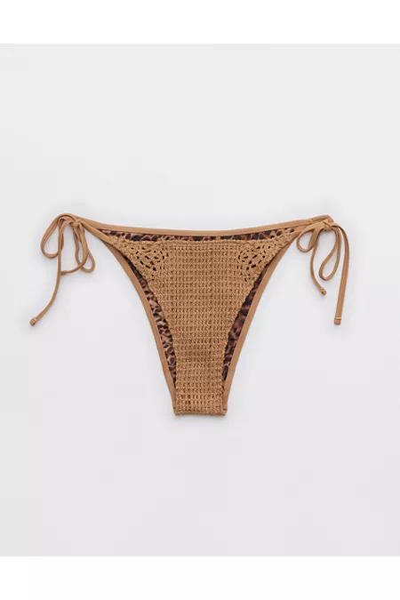 Aerie The Sunbun Crochet Bikini Bottom Women's Product Image