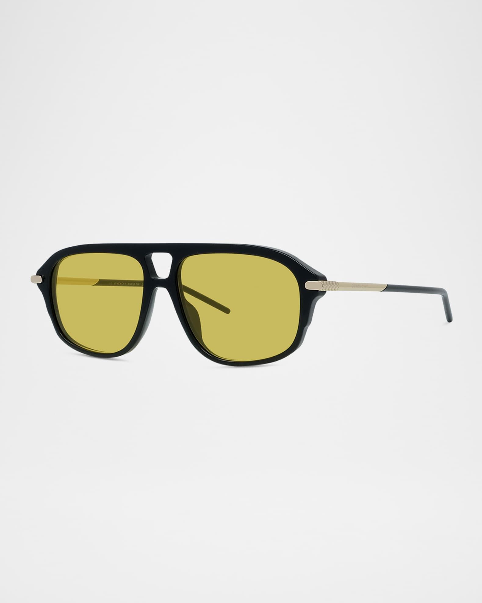 Mens GV40113IM Acetate Square Sunglasses Product Image