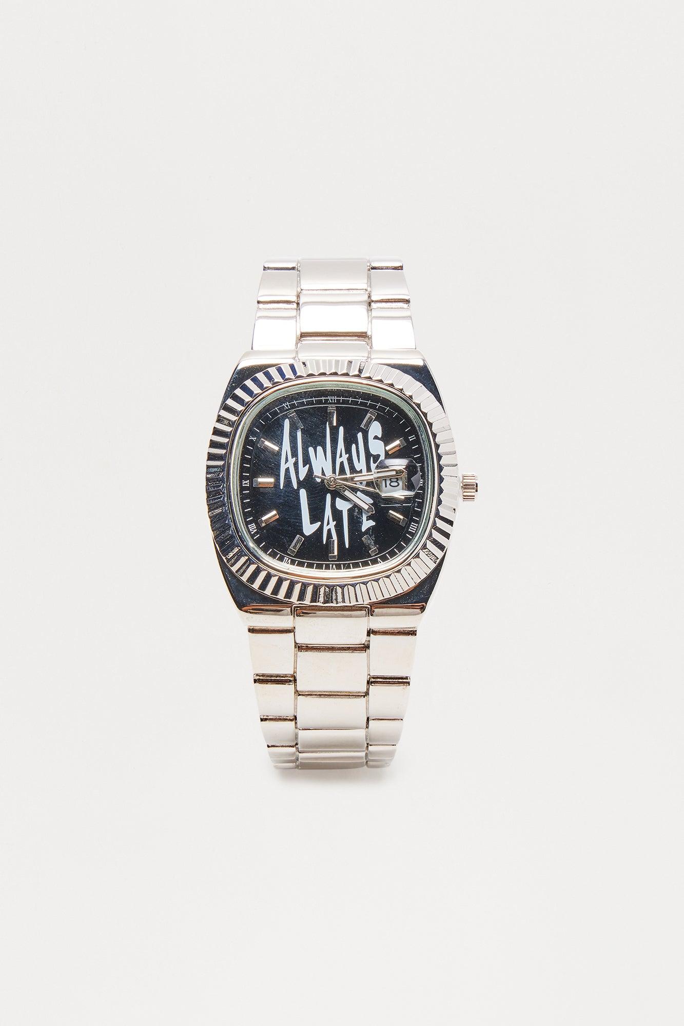 Always Late Mens Watch - Silver Male Product Image