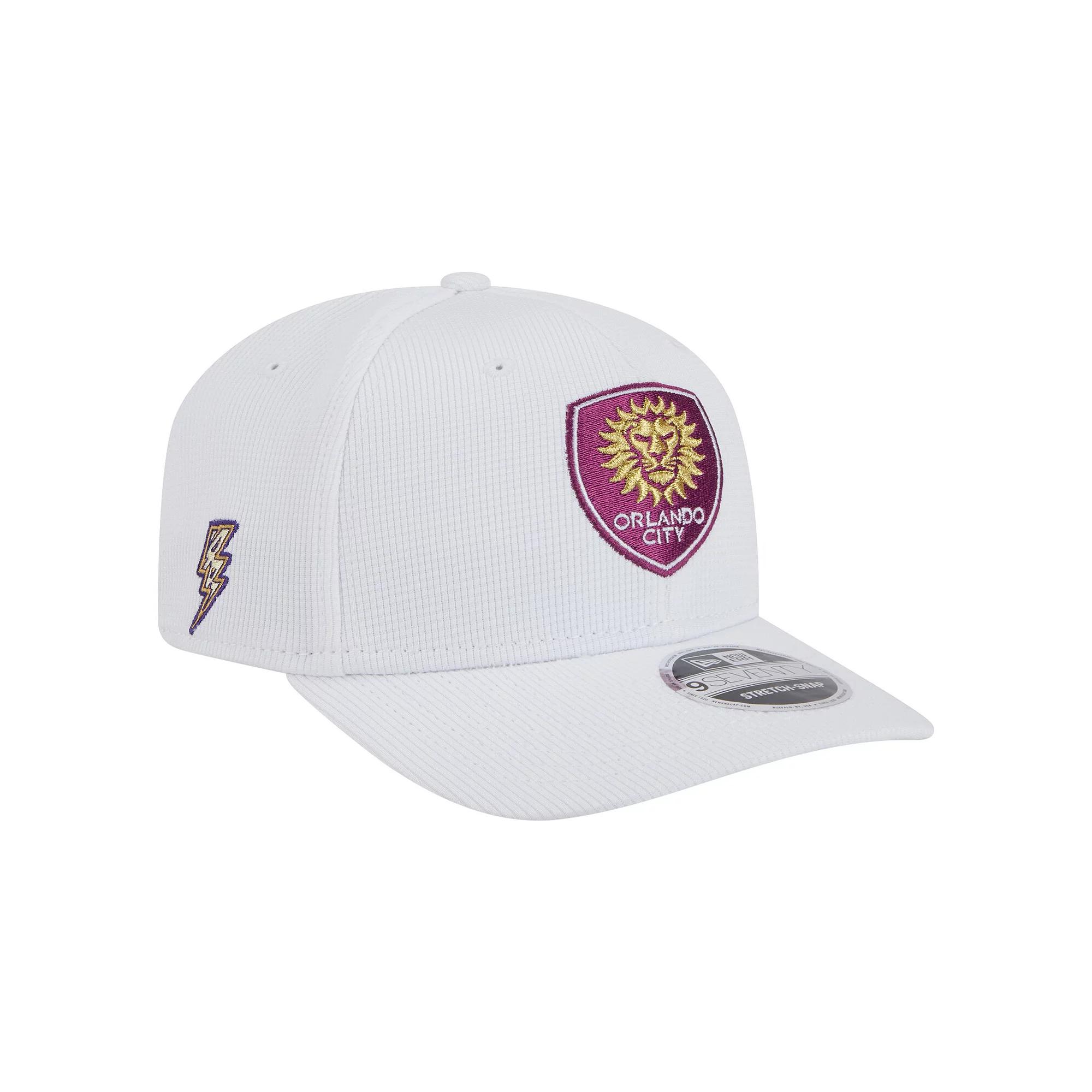 Men's New Era  White Orlando City SC 2025 Jersey Hook 9SEVENTY Stretch-Snap Hat, Orf White Product Image