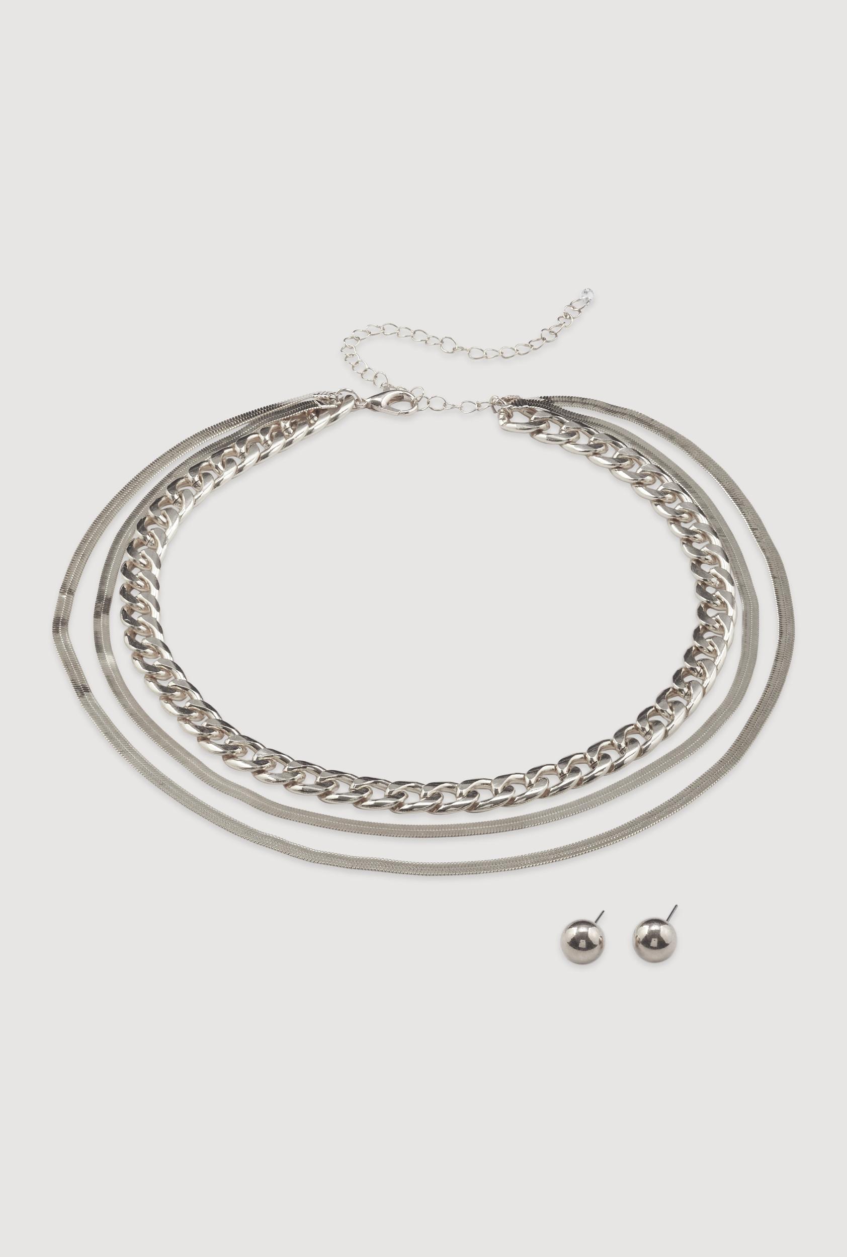 Butterfly Pendant Chain Link Necklace Unisex Product Image