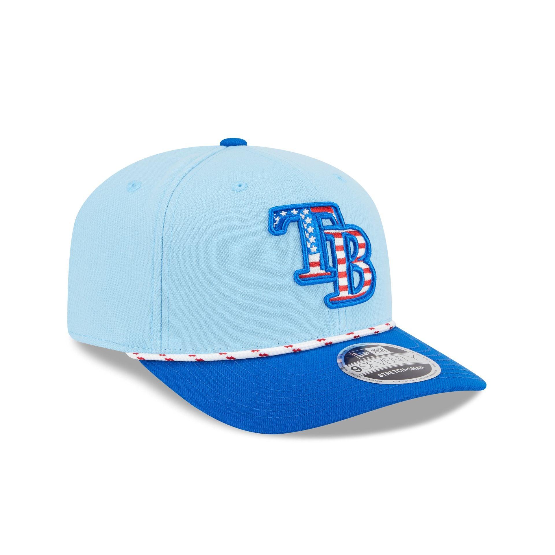 Tampa Bay Rays Independence Day 2025 9SEVENTY Stretch-Snap Hat Male Product Image