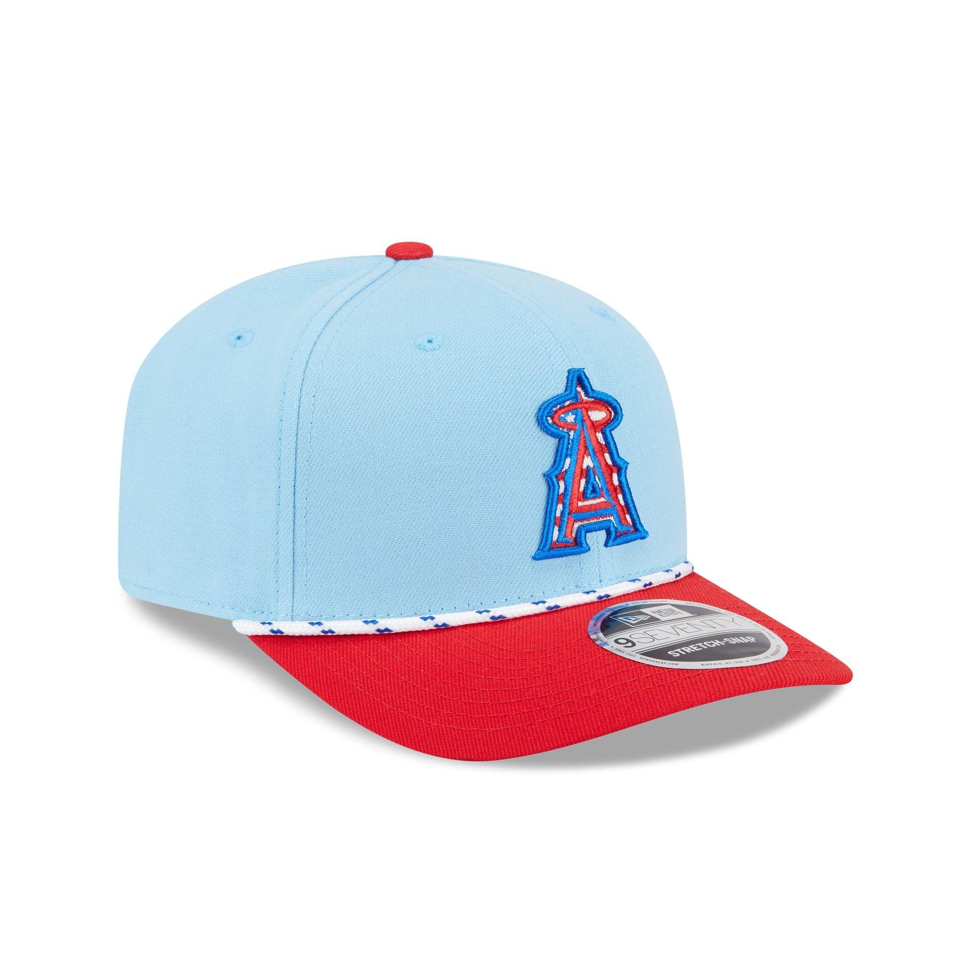 Los Angeles Angels Independence Day 2025 9SEVENTY Stretch-Snap Hat Male Product Image