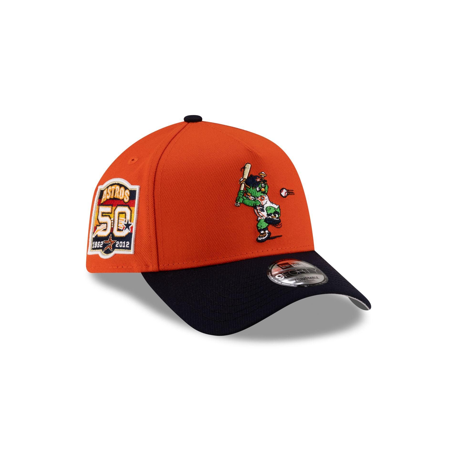 Houston Astros Mascot Orange 9FORTY A-Frame Snapback Hat Male Product Image