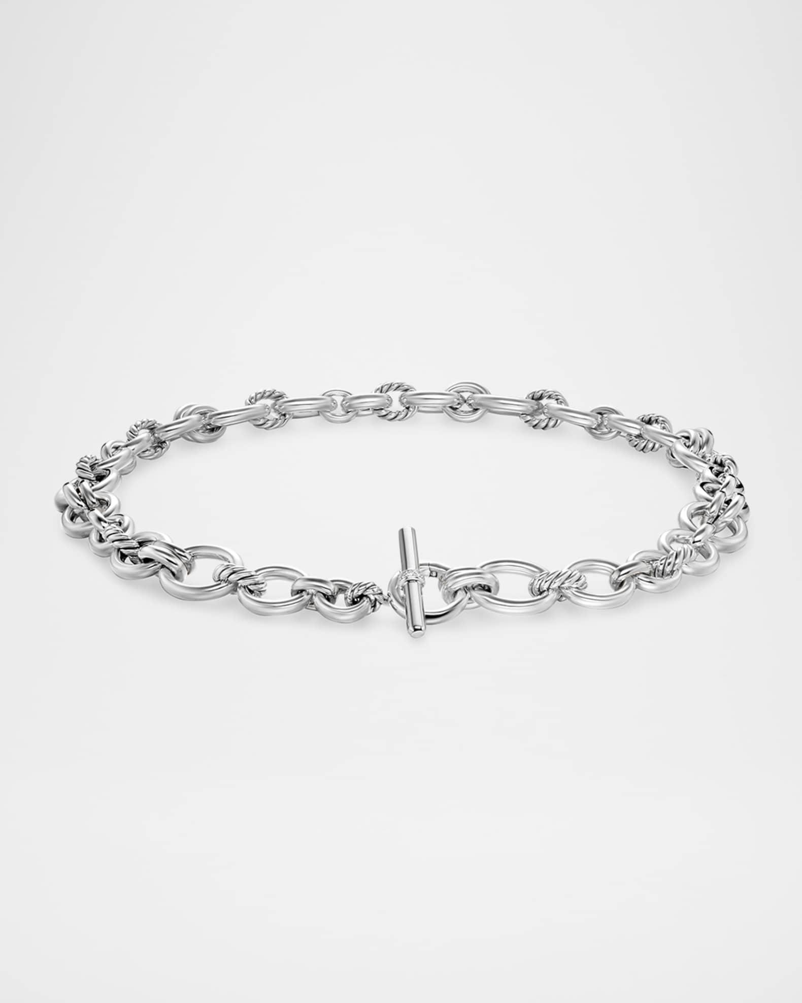 DY Mercer Triple Ring Earrings with Diamonds in 18K Gold, 35mm Product Image