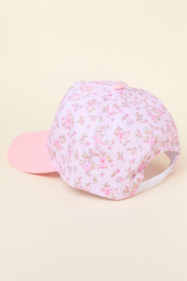 Pink Floral Trucker Hat FINAL SALE Product Image