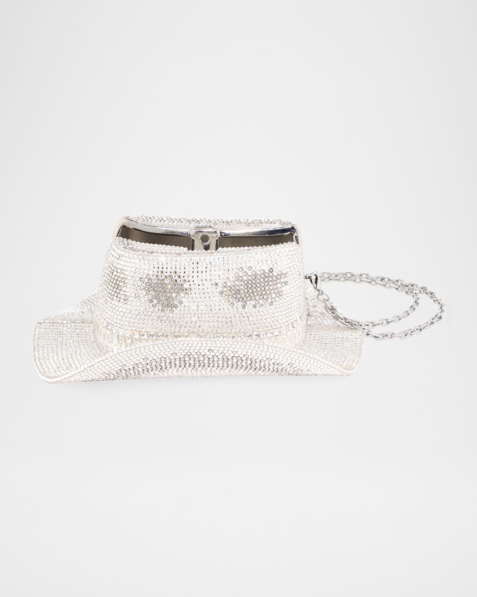 Crystal Cowboy Hat Clutch Bag Product Image