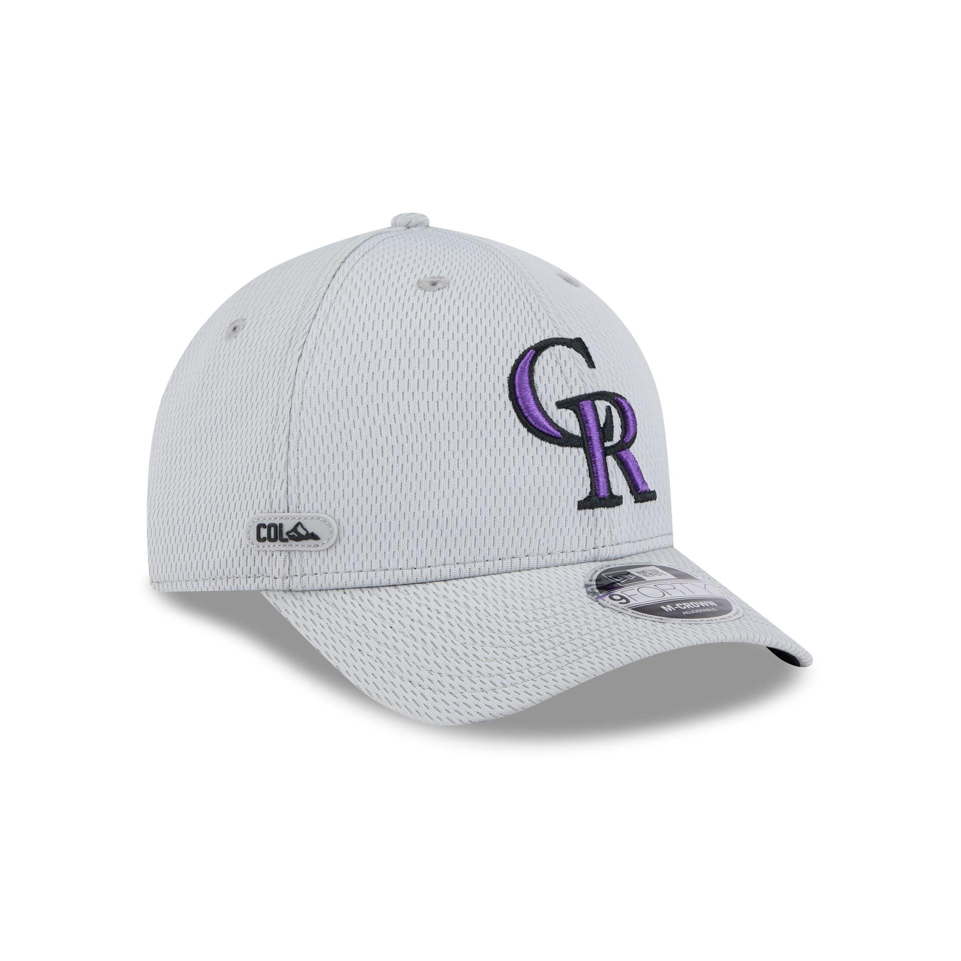 Colorado Rockies 2025 Clubhouse Gray 9FORTY M-Crown Snapback Hat Male Product Image