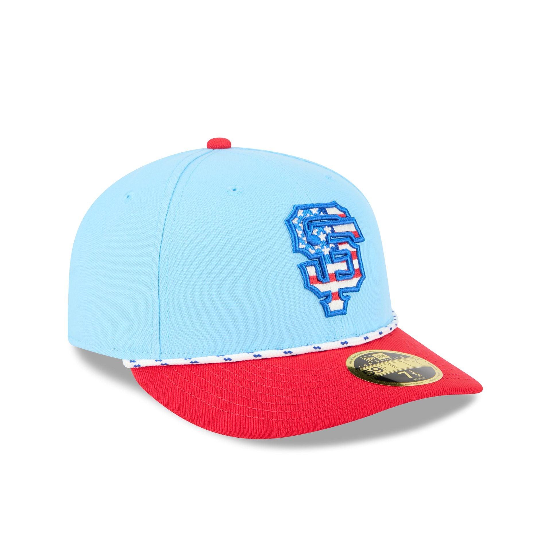 San Francisco Giants Independence Day 2025 Low Profile 59FIFTY Fitted Hat Male Product Image