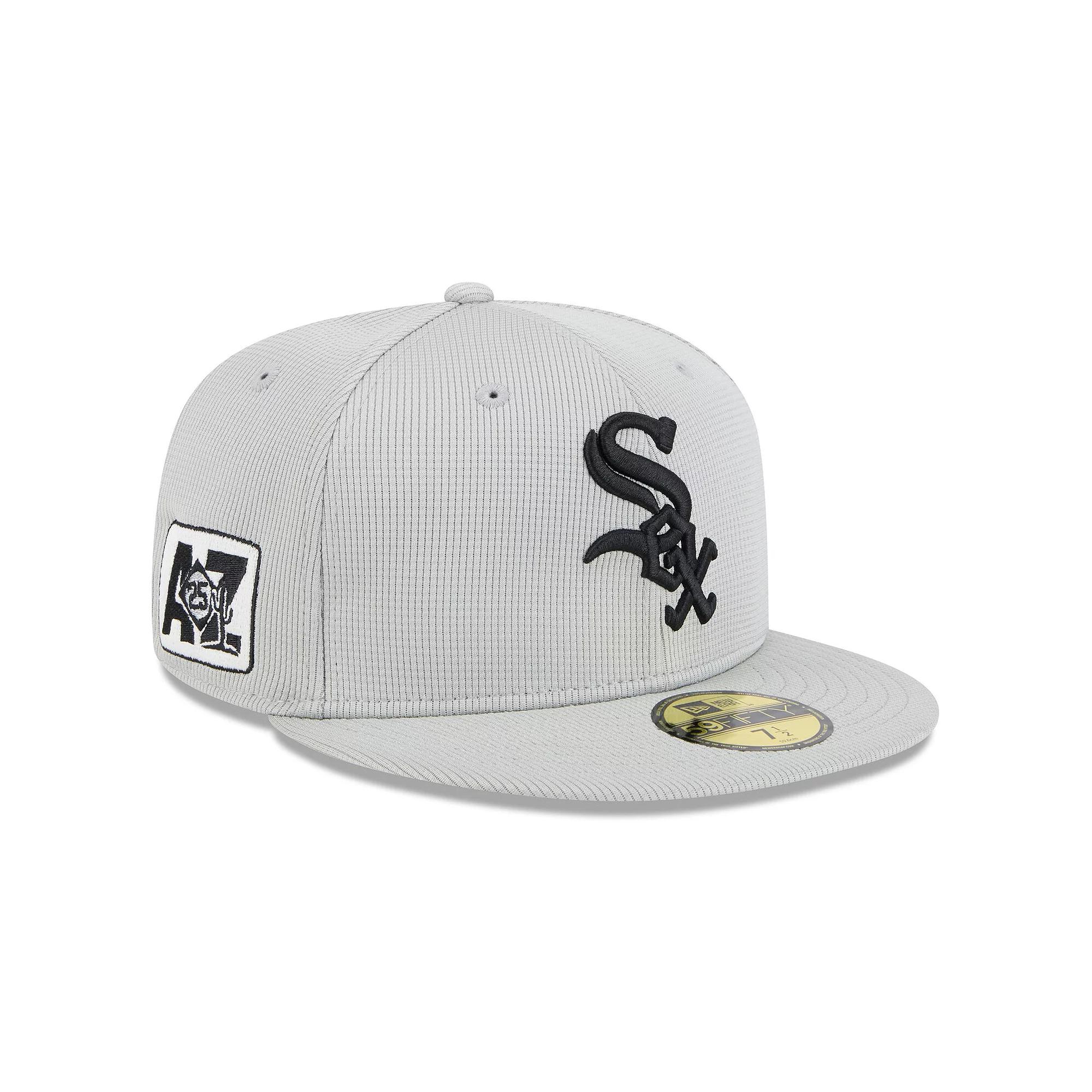 Men's New Era  Gray Chicago White Sox 2025 Spring Training 59FIFTY Fitted Hat, Size: 7 1/4, Grey Product Image