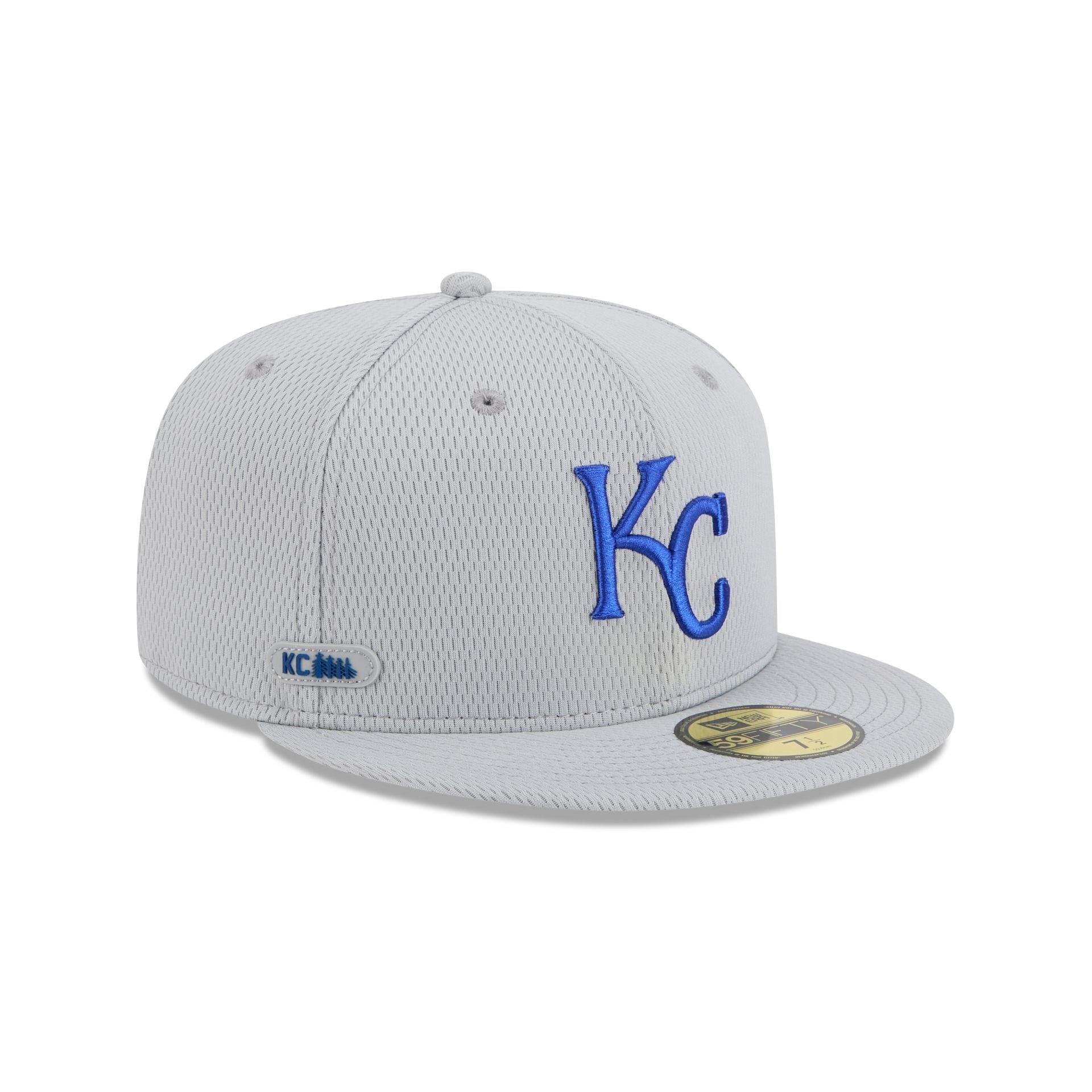 Kansas City Royals 2025 Clubhouse Gray 59FIFTY Fitted Hat Male Product Image