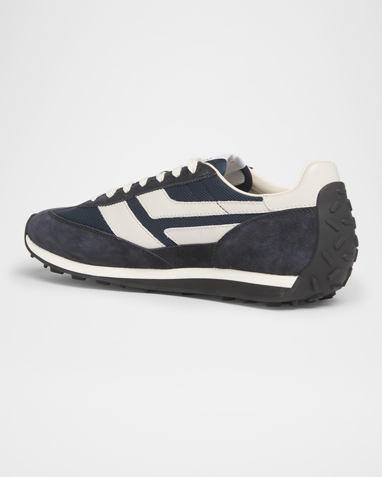 Men's Mick Tech Fabric and Suede Sneakers Product Image