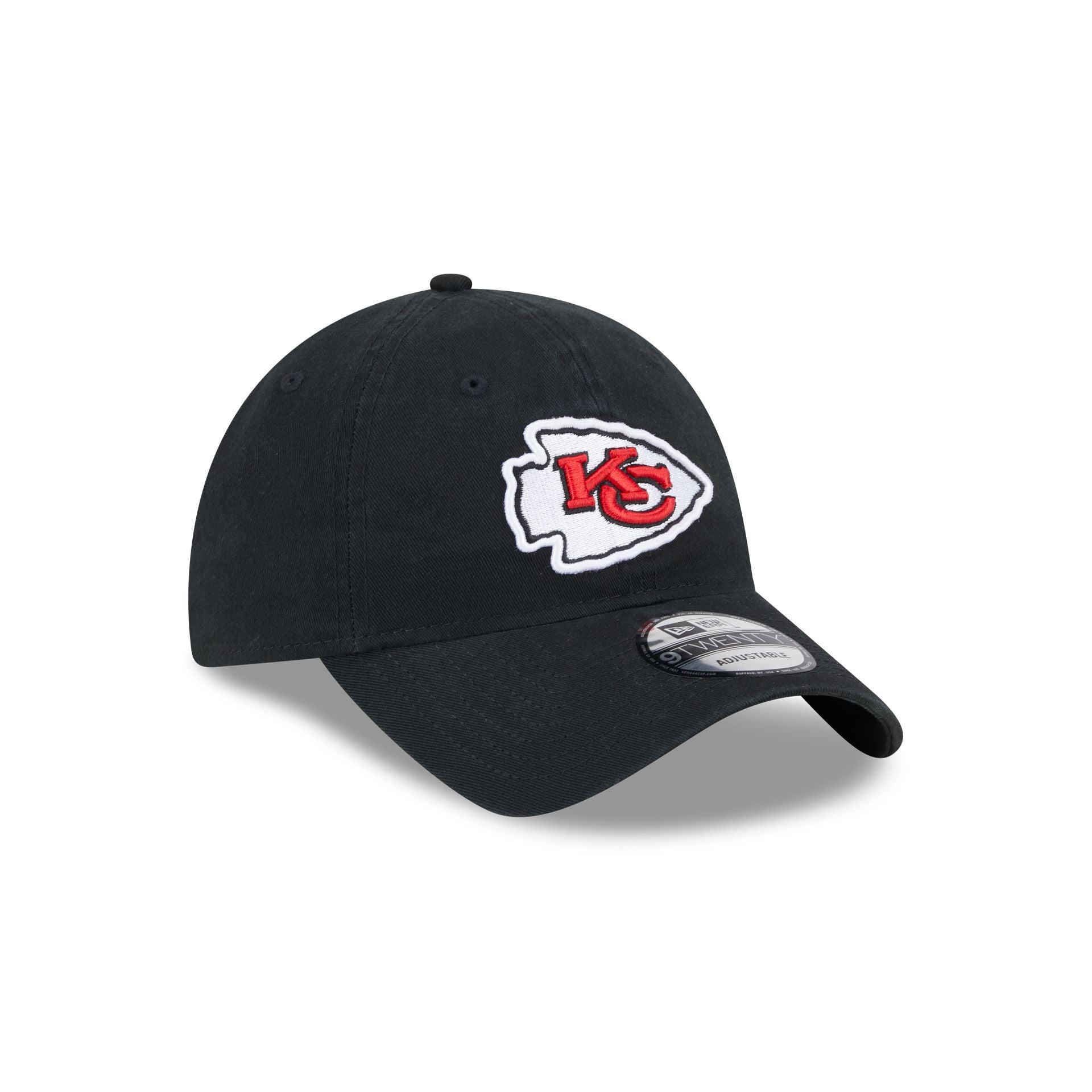 Kansas City Chiefs Black 9TWENTY Adjustable Hat Male Product Image