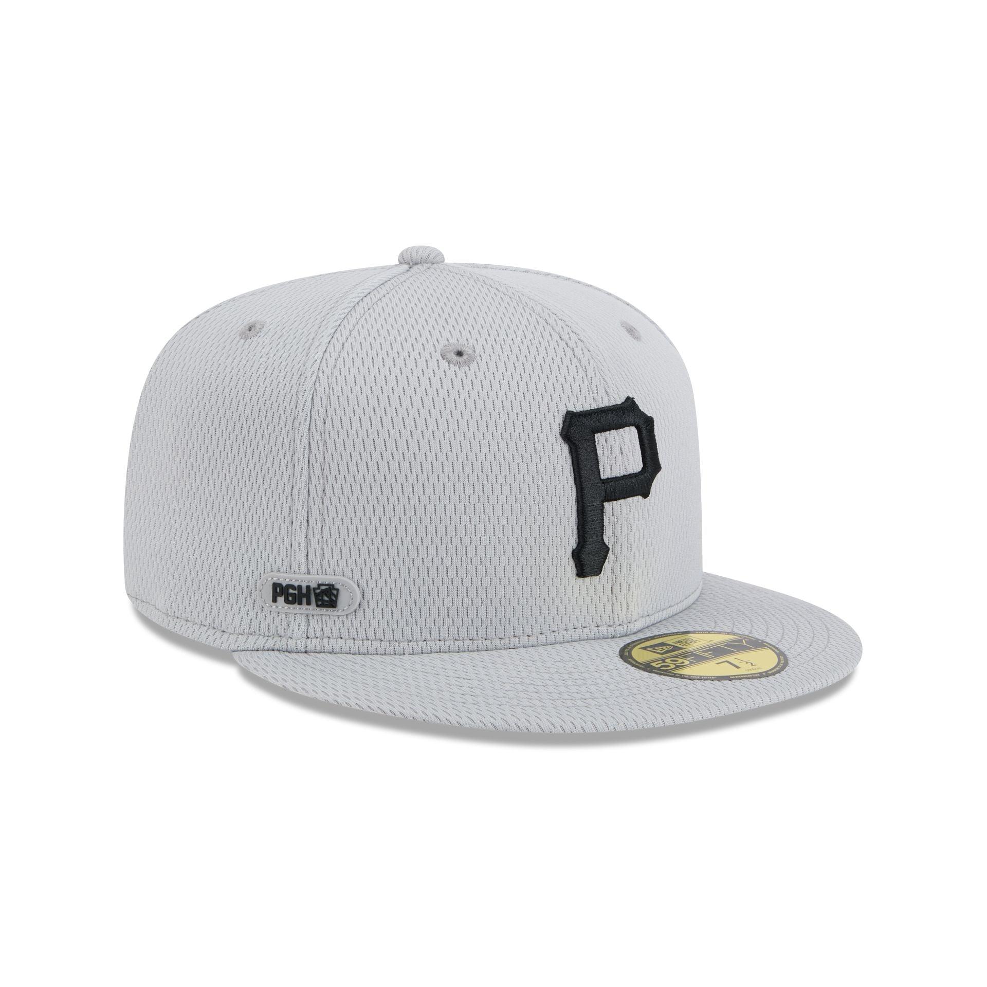 Pittsburgh Pirates 2025 Clubhouse Gray 59FIFTY Fitted Hat Male Product Image