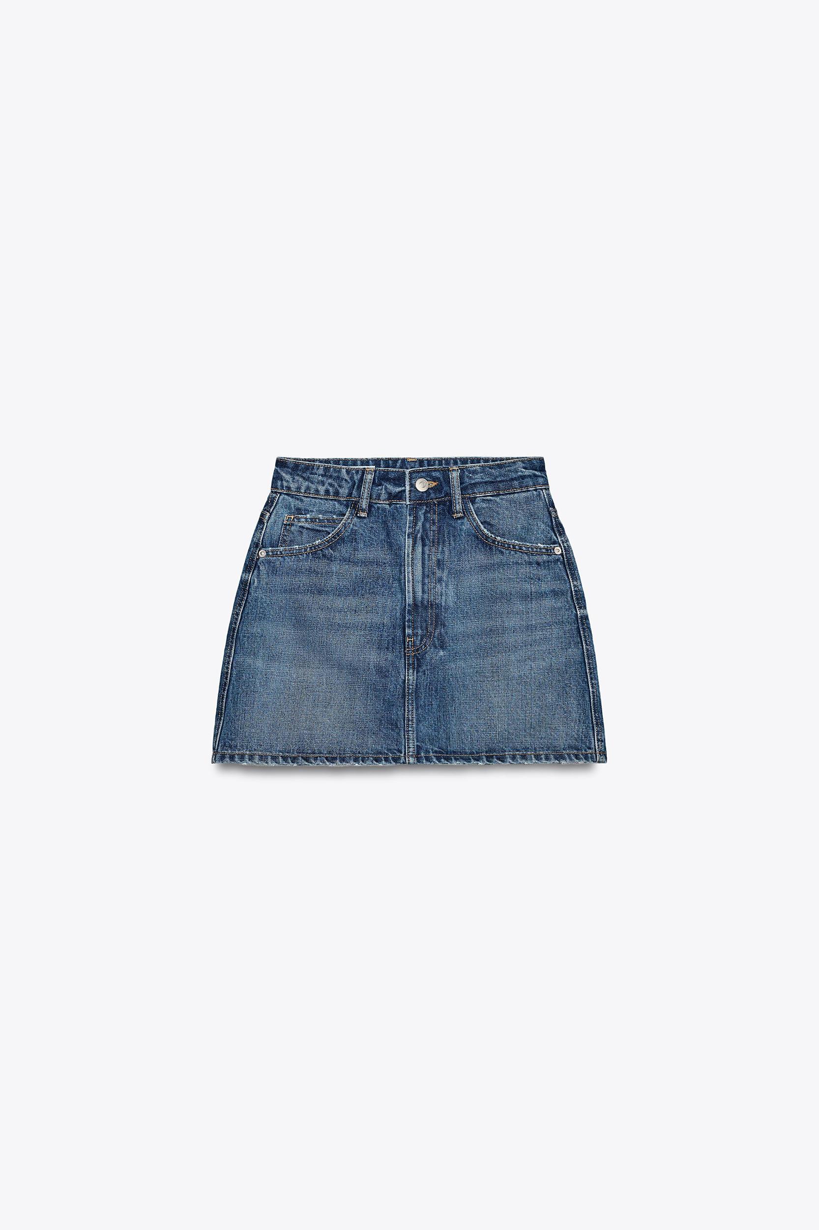 TRF DENIM MINI SKIRT Product Image