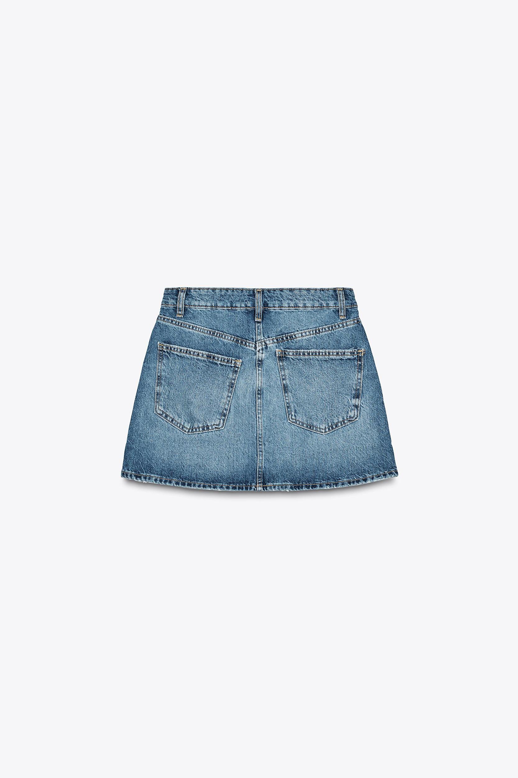 TRF DENIM MINI SKIRT Product Image