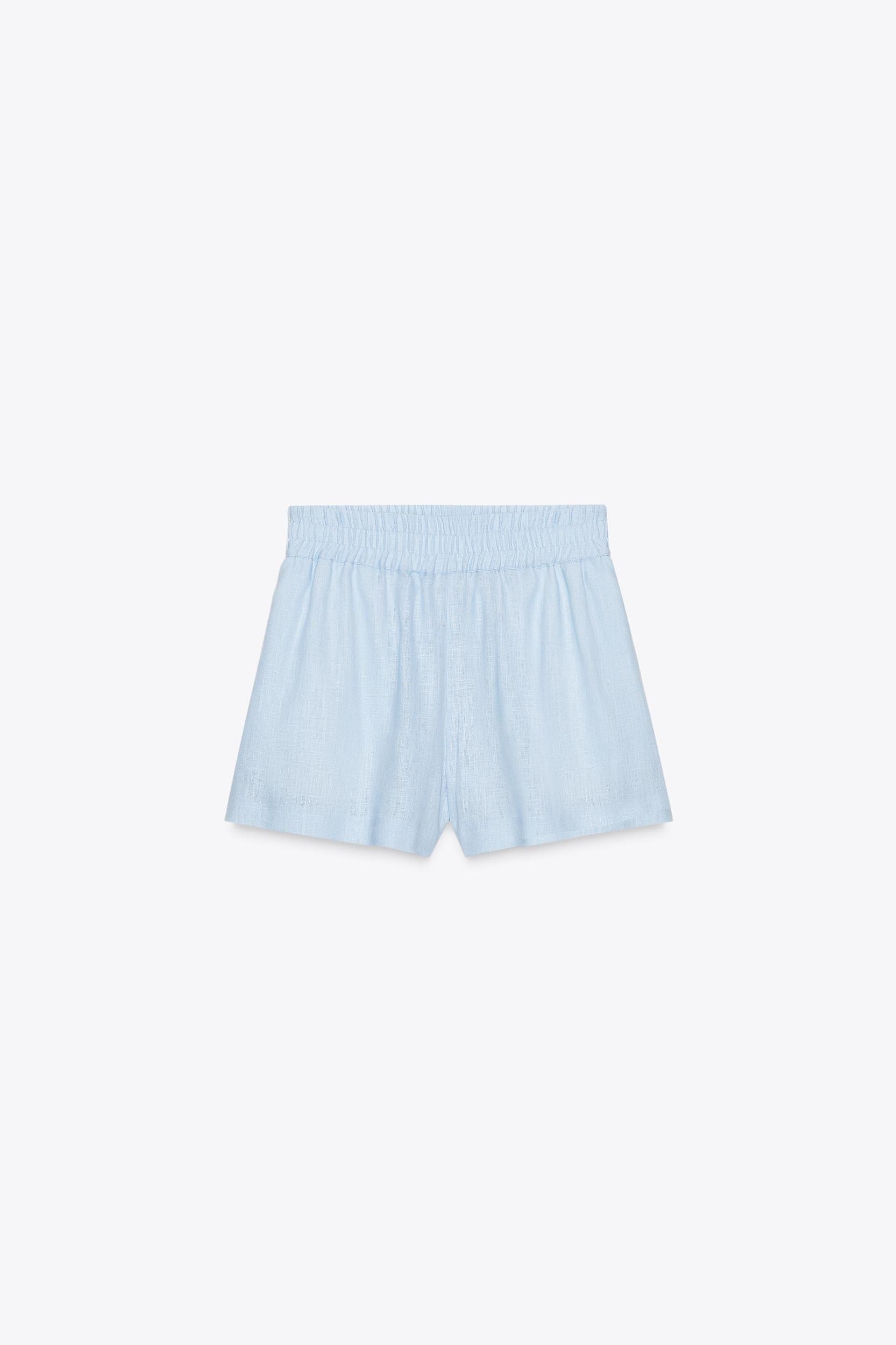 LINEN BOXER SHORTS Product Image