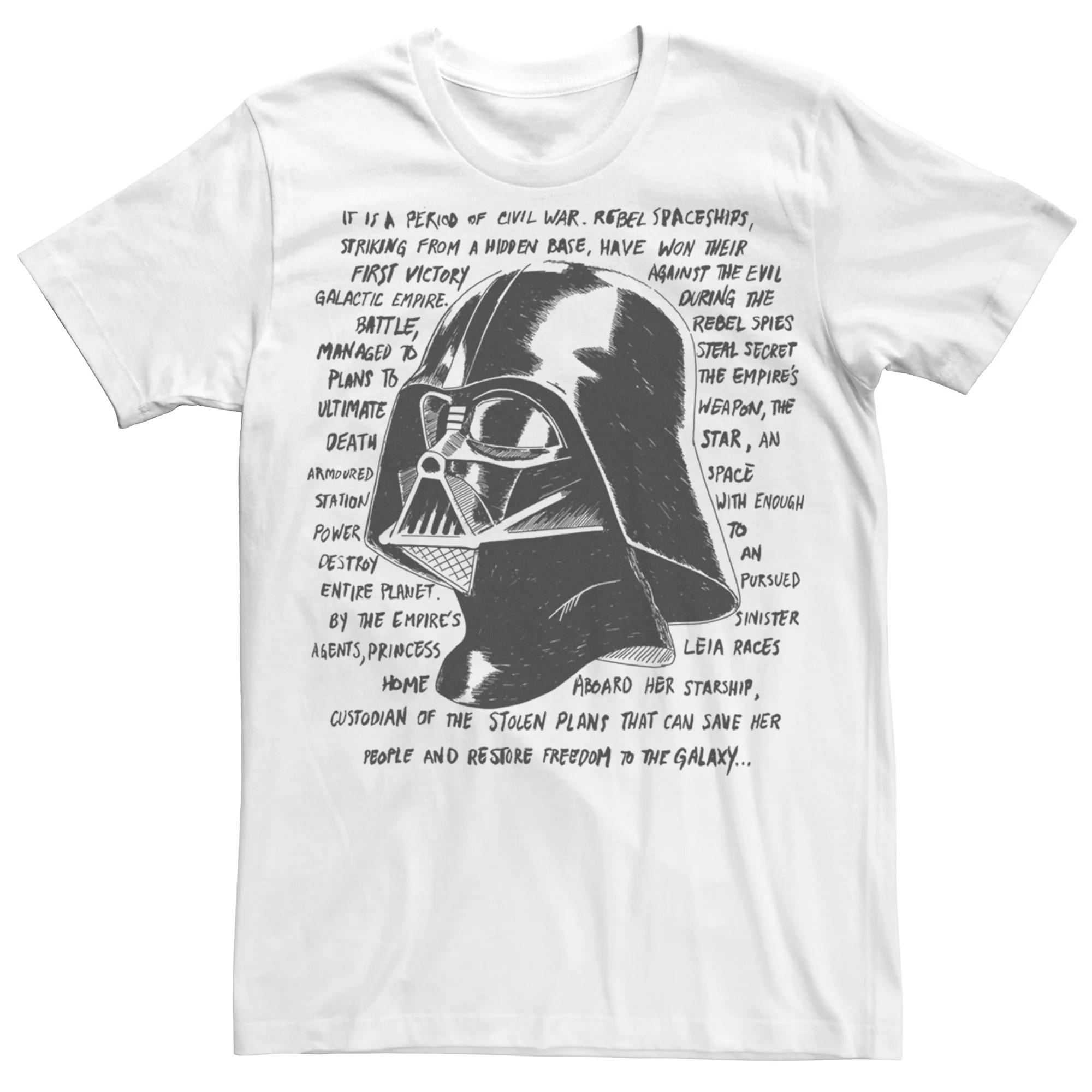 Mens Star Wars Darth Vader Quote Portrait Tee Product Image
