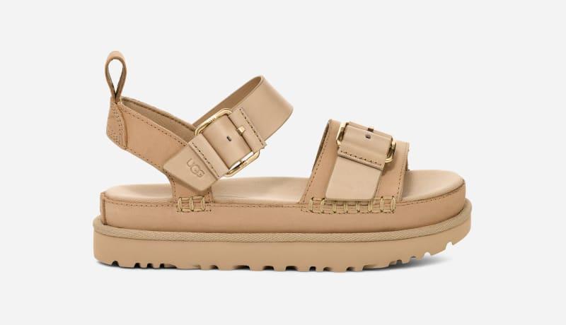 UGG Womens Goldenstar Villa Nubuck/Leather Sandals Product Image