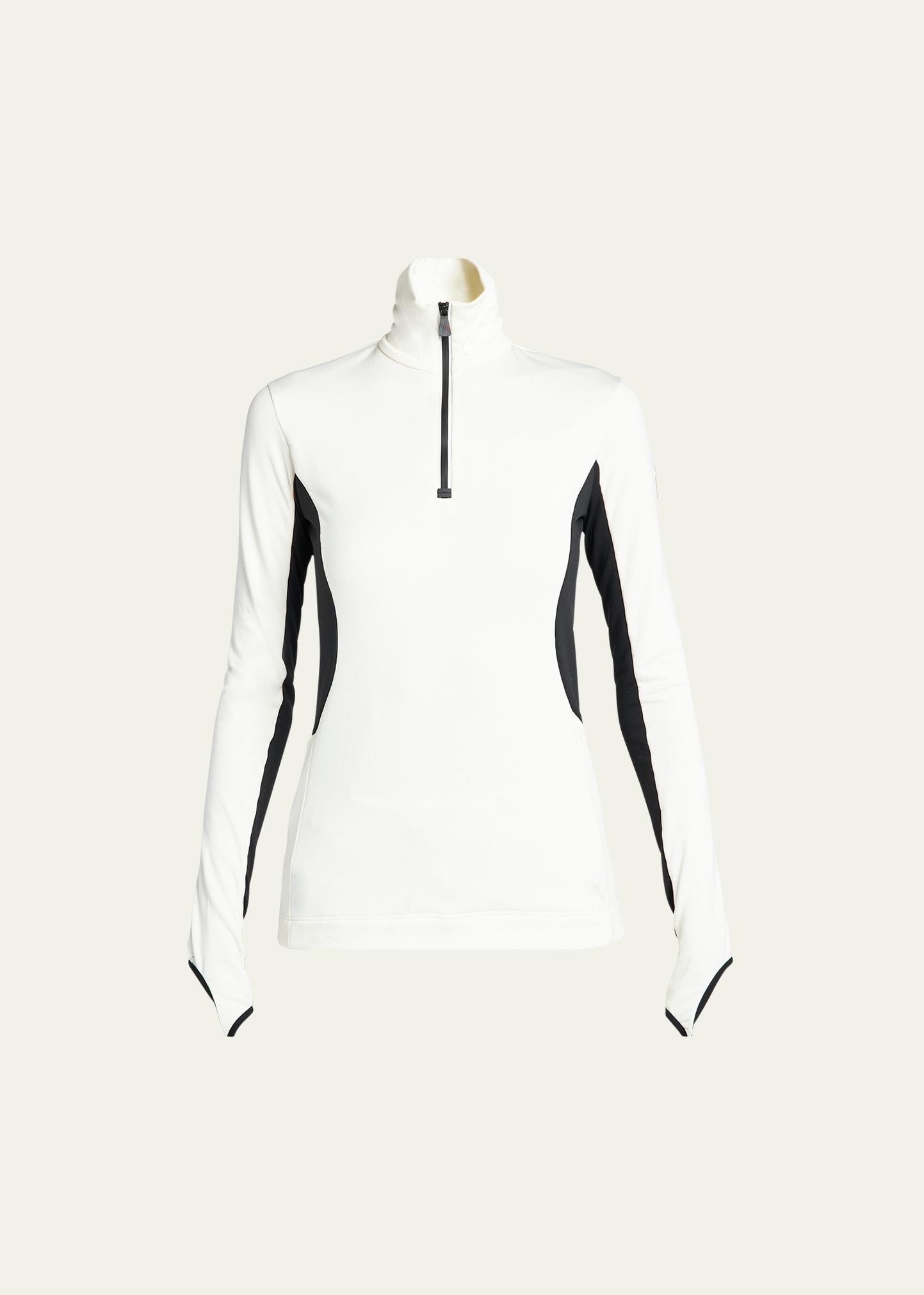 Colorblock Quarter-Zip Sweatshirt Product Image