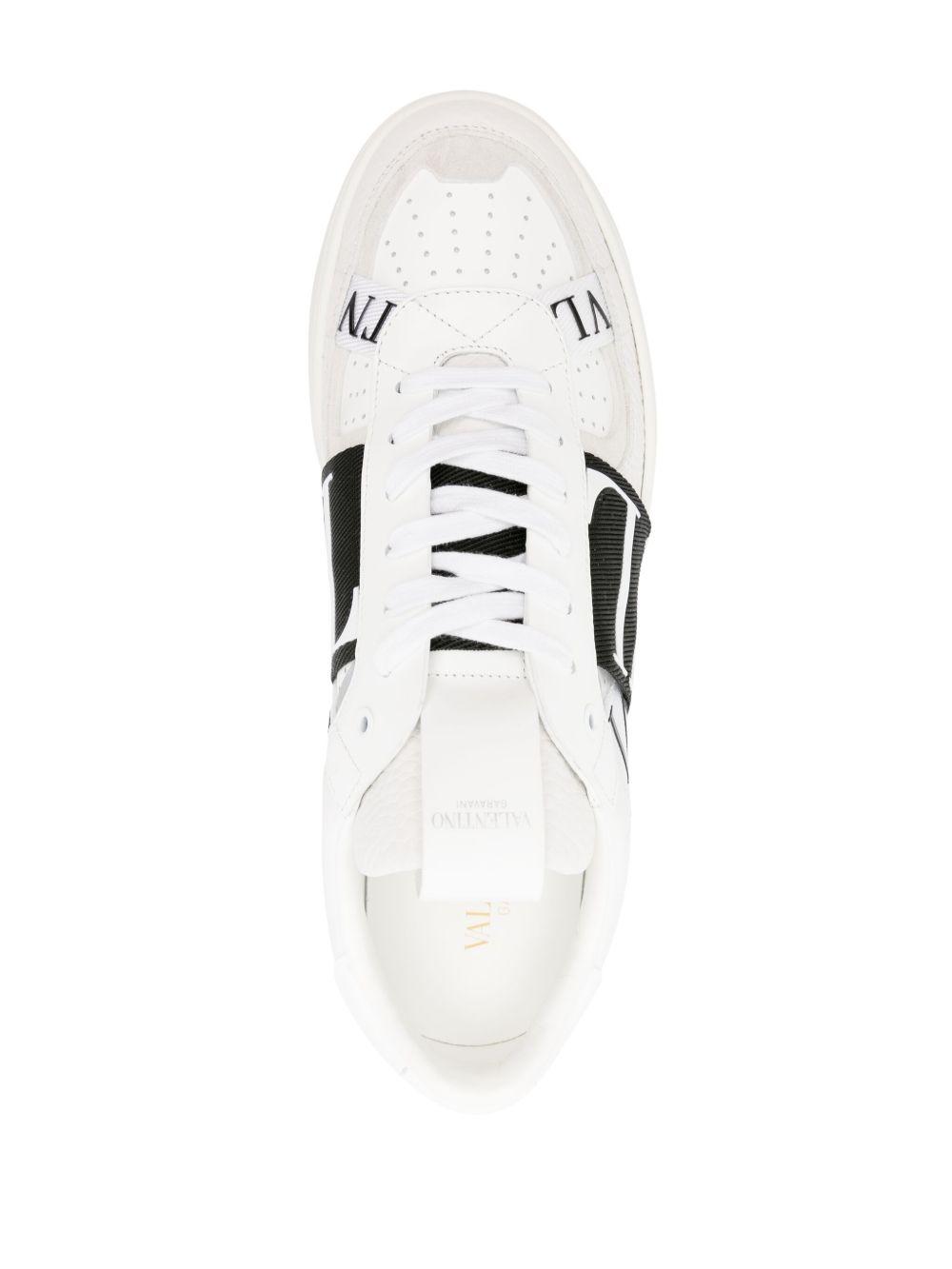 VL7N logo-tape leather sneakers Product Image