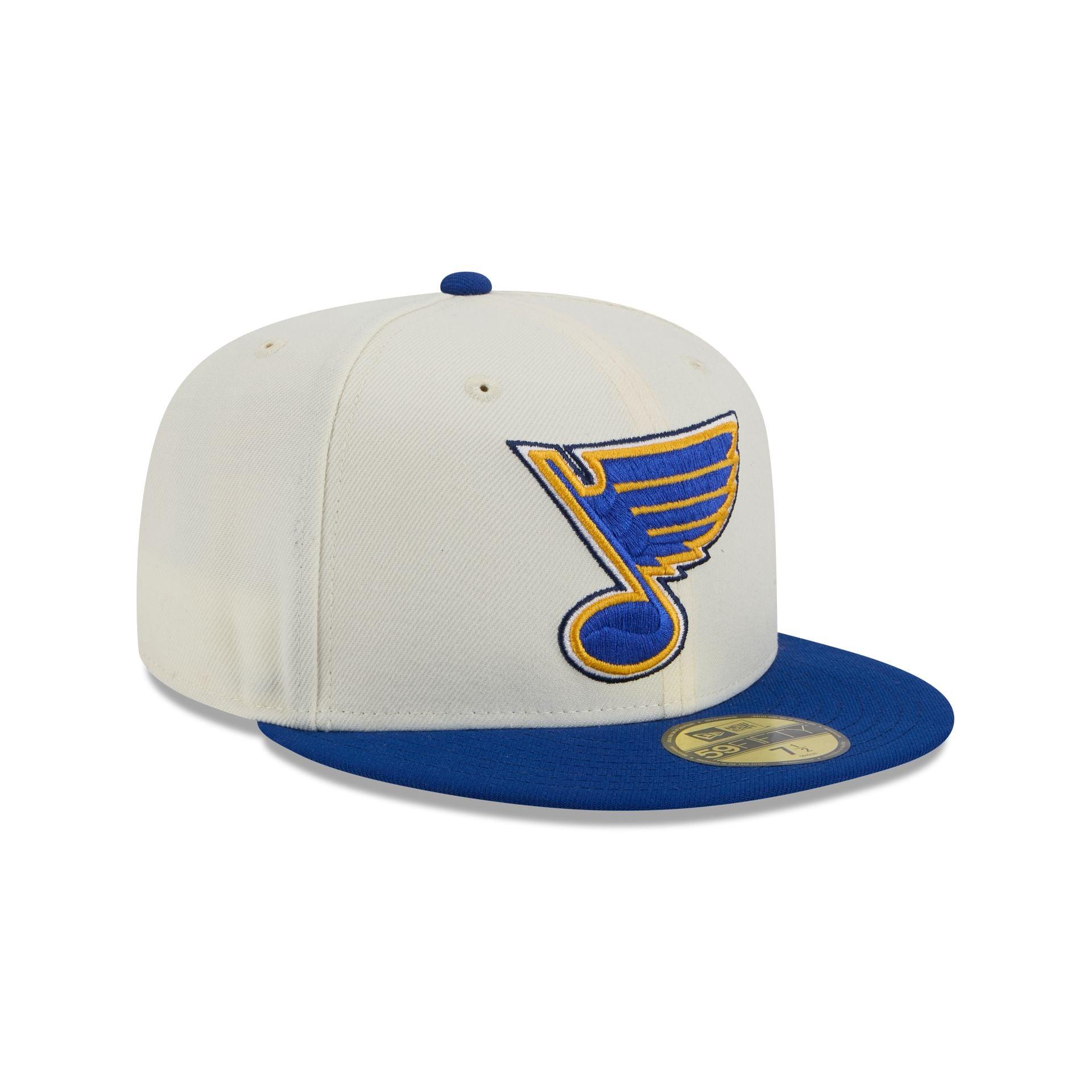 St. Louis Blues Chrome White 59FIFTY Fitted Hat Male Product Image