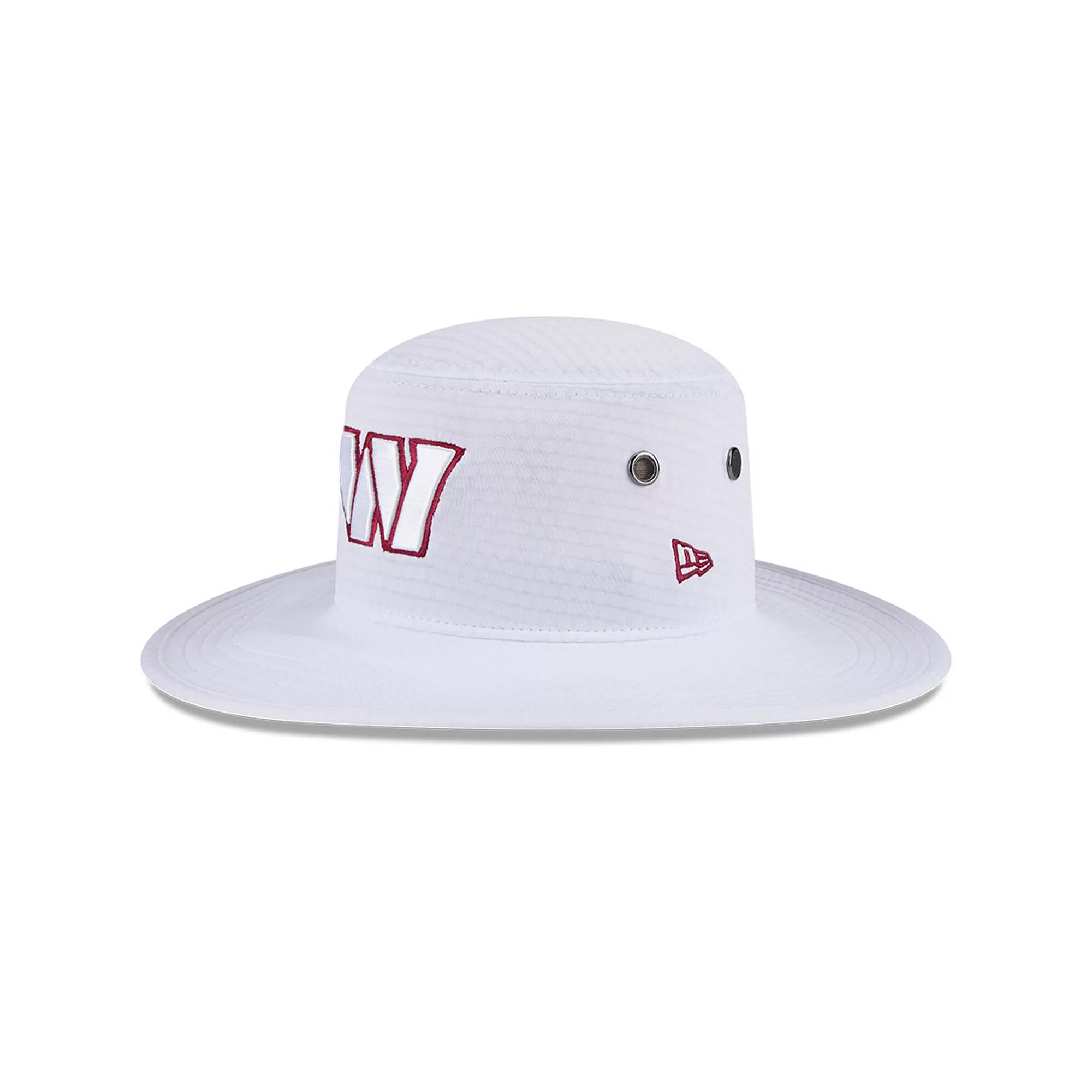 Men's New Era White Washington Commanders 2024 NFL Training Camp Panama Bucket Hat, Wft White Product Image