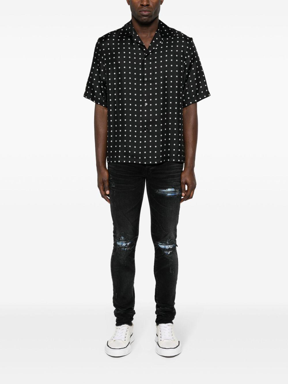 Plaid MX1 mid-rise skinny jeans Product Image