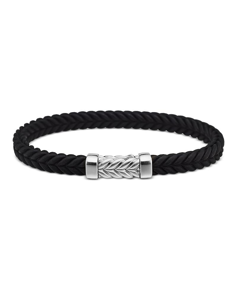 Mens Chevron Rubber Bracelet Product Image