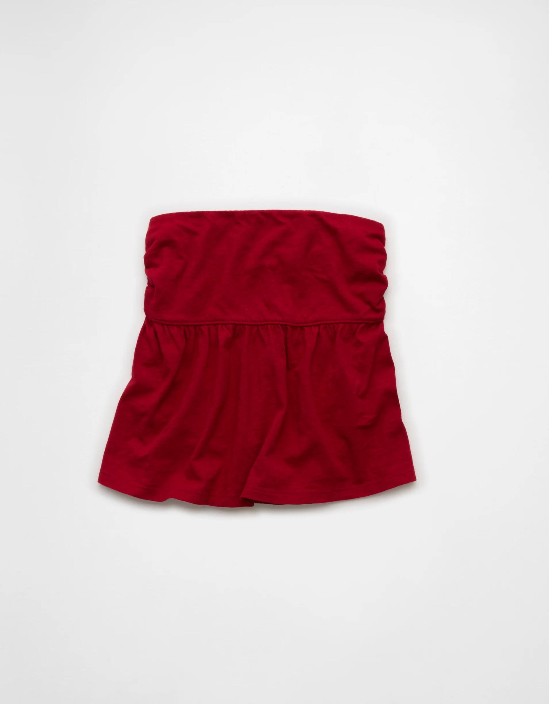 AE Sunchaser Knit Babydoll Tube Top Product Image