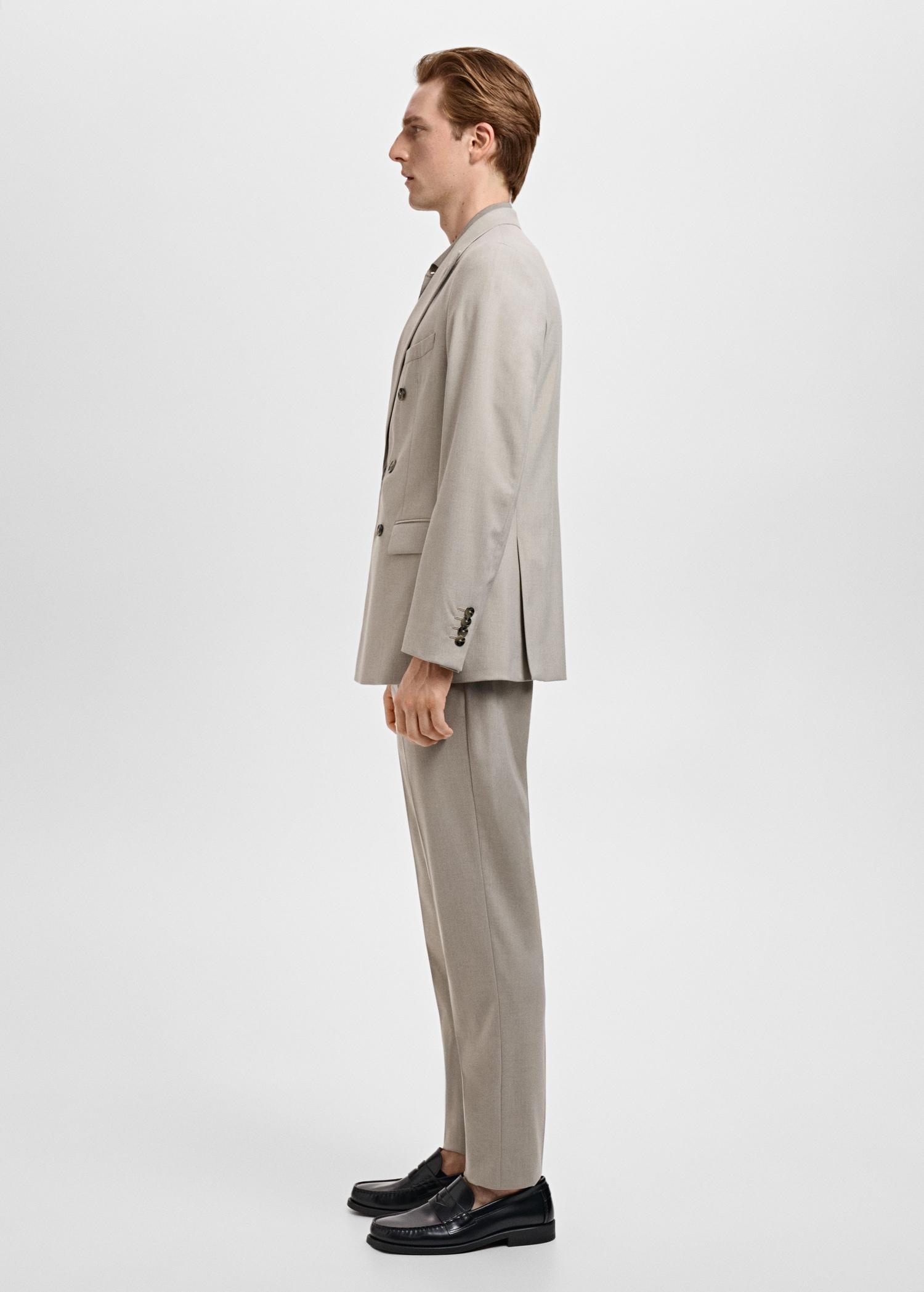 Monaco slim-fit suit pants - Men | MANGO USA Product Image