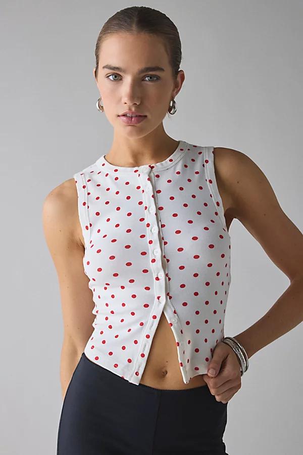 BDG Gigi Knit Button-Down Tank Top Womens at Urban Outfitters Product Image