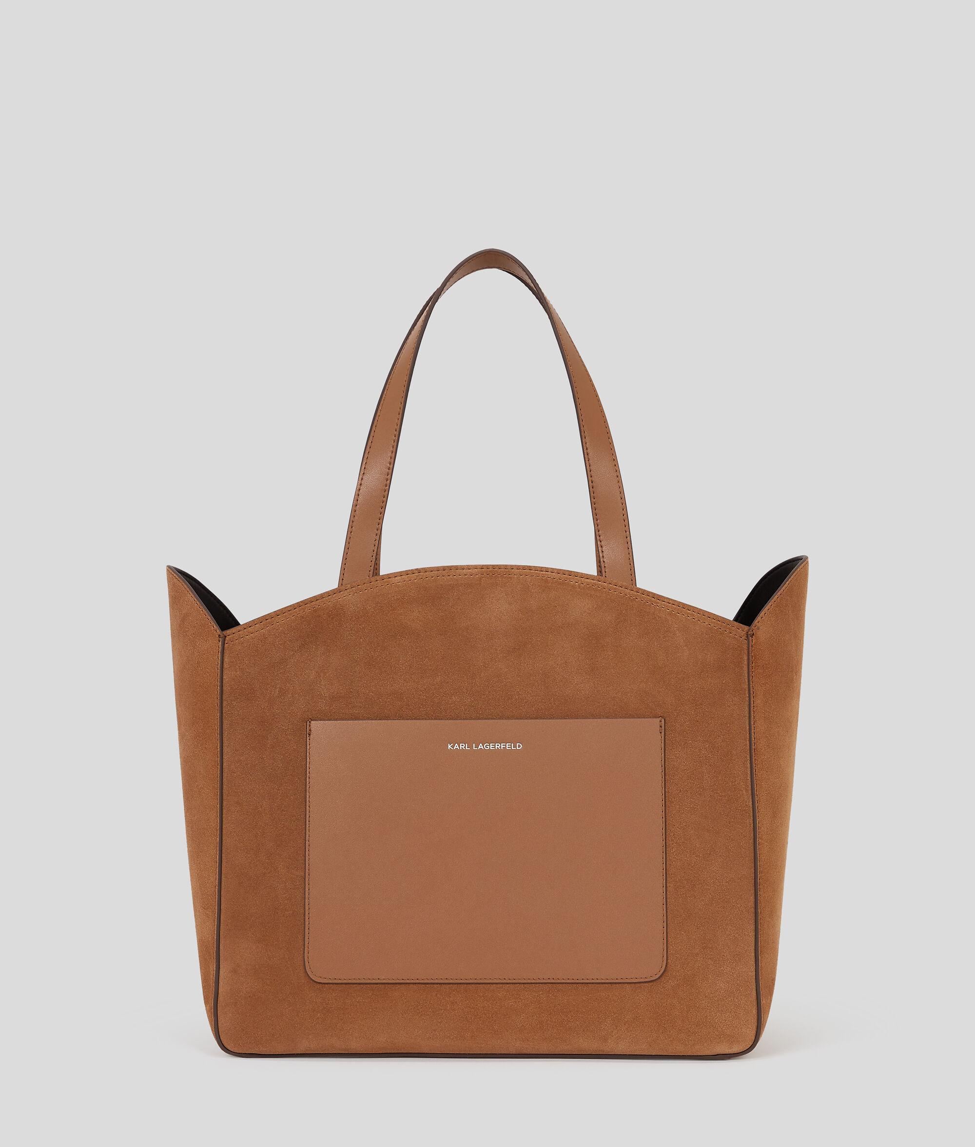 K/CIRCLE SUEDE TOTE BAG Product Image