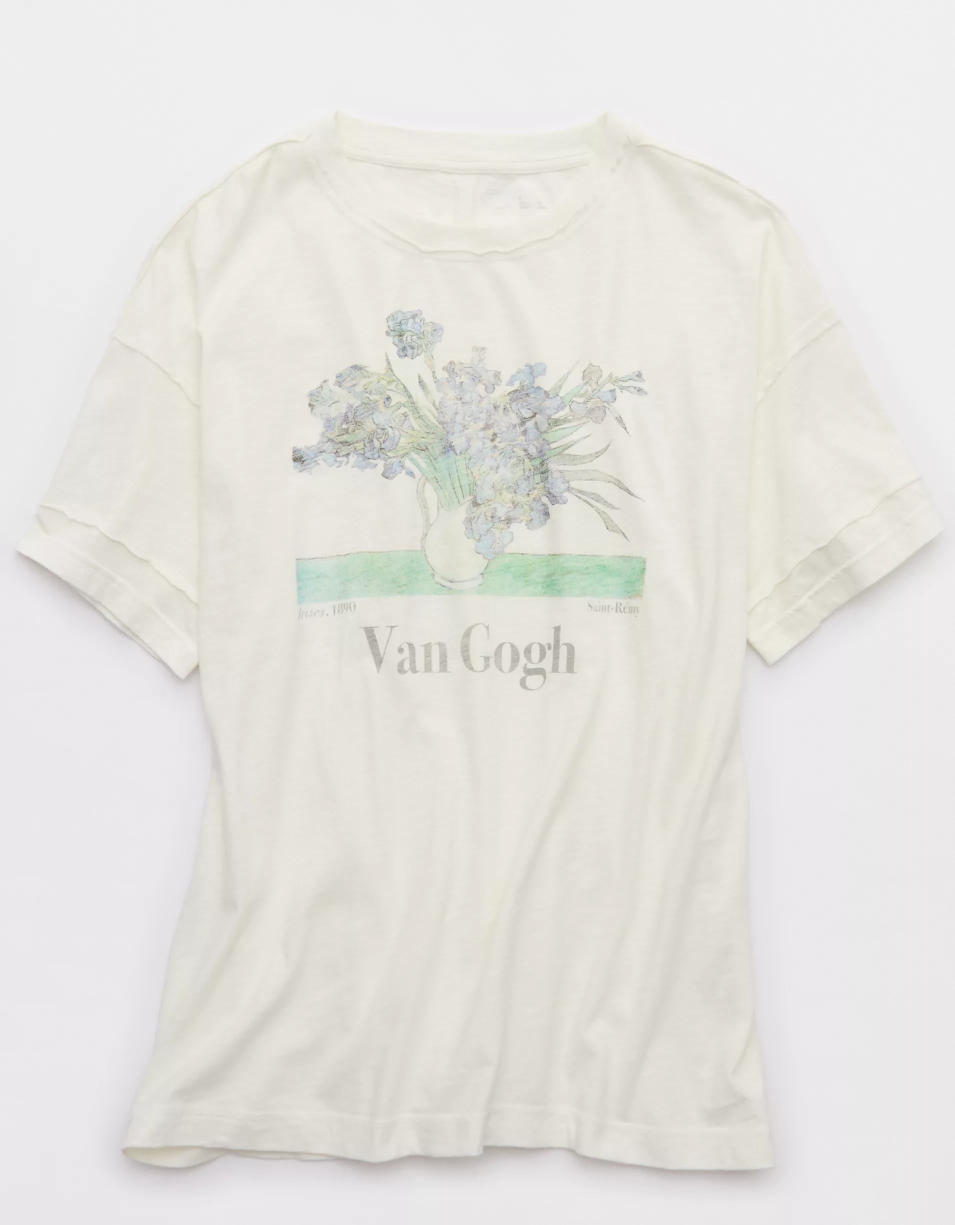 Aerie Crew Oversized Boyfriend T-Shirt Product Image