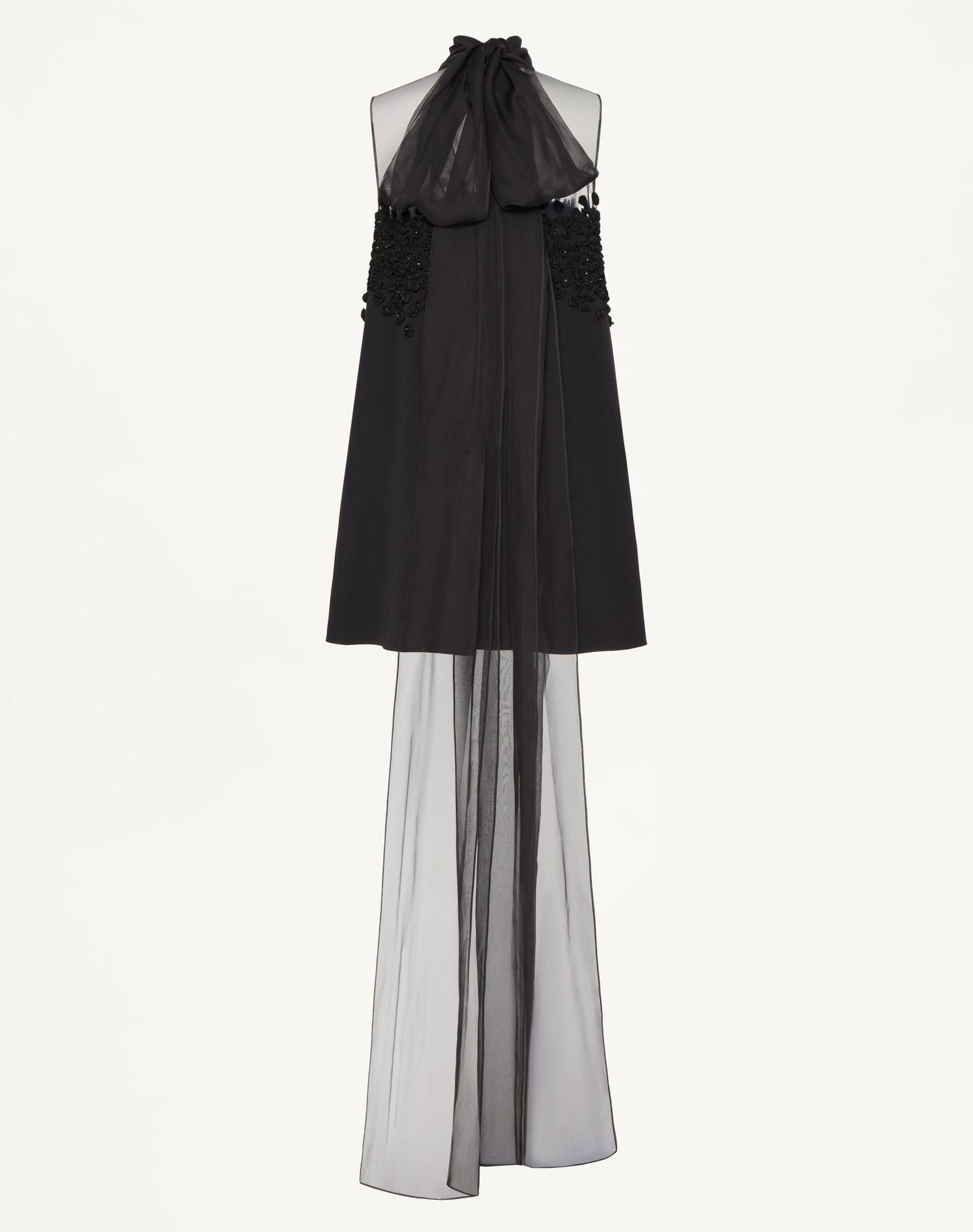 Embroidered Structured Couture Short Dress Product Image