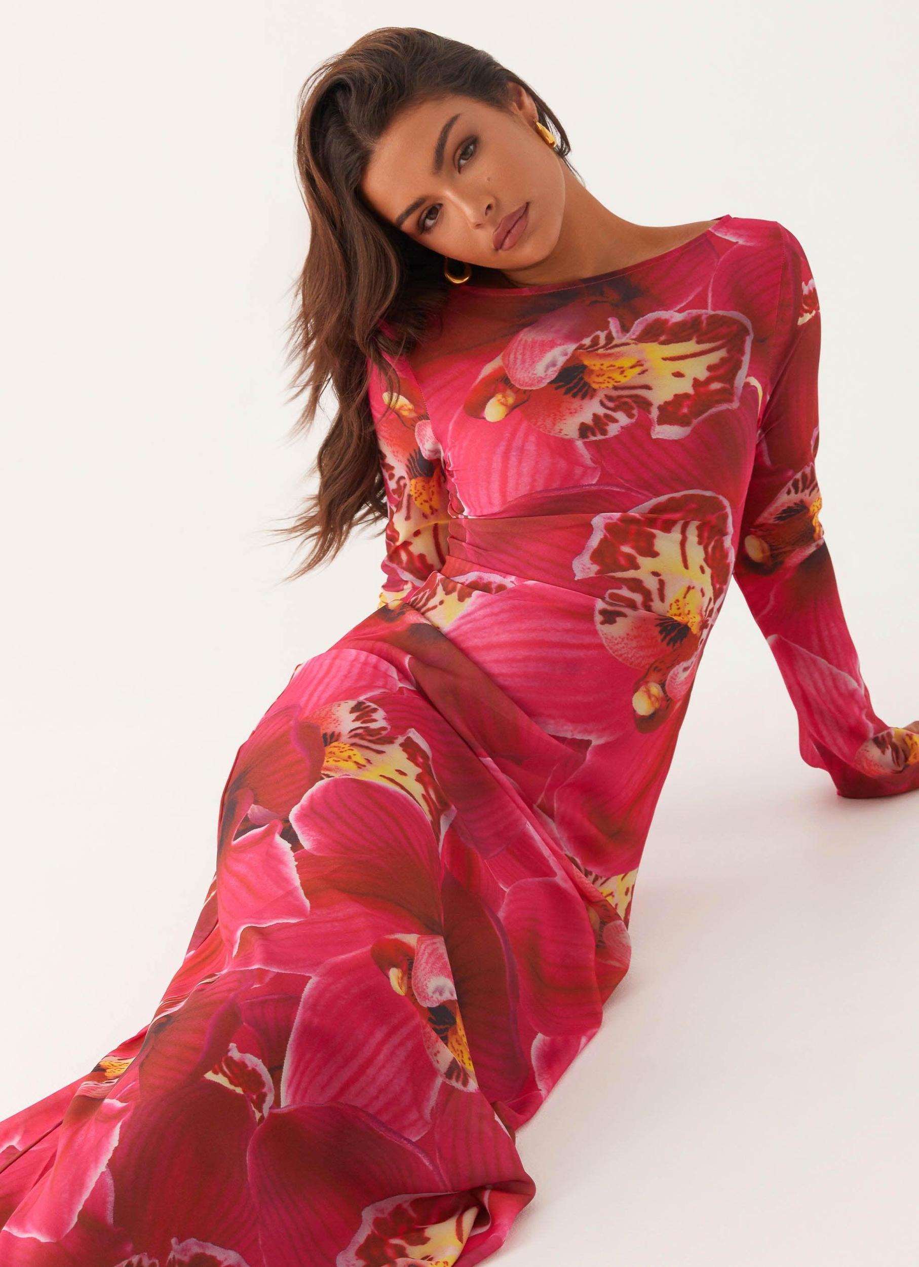 Lorde Maxi Dress - Orchid Pink Product Image