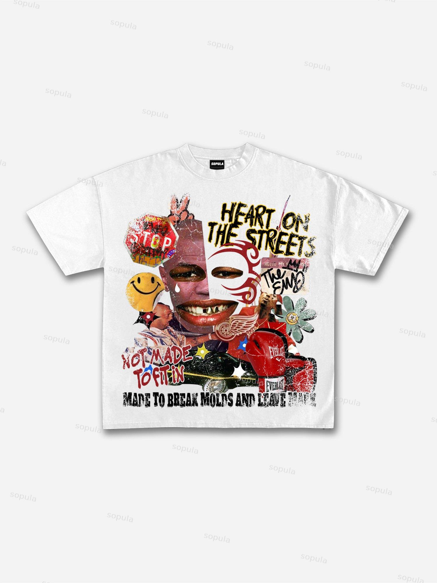 Money Makers Graphics Fly Rich Printed Casual T-Shirt Product Image