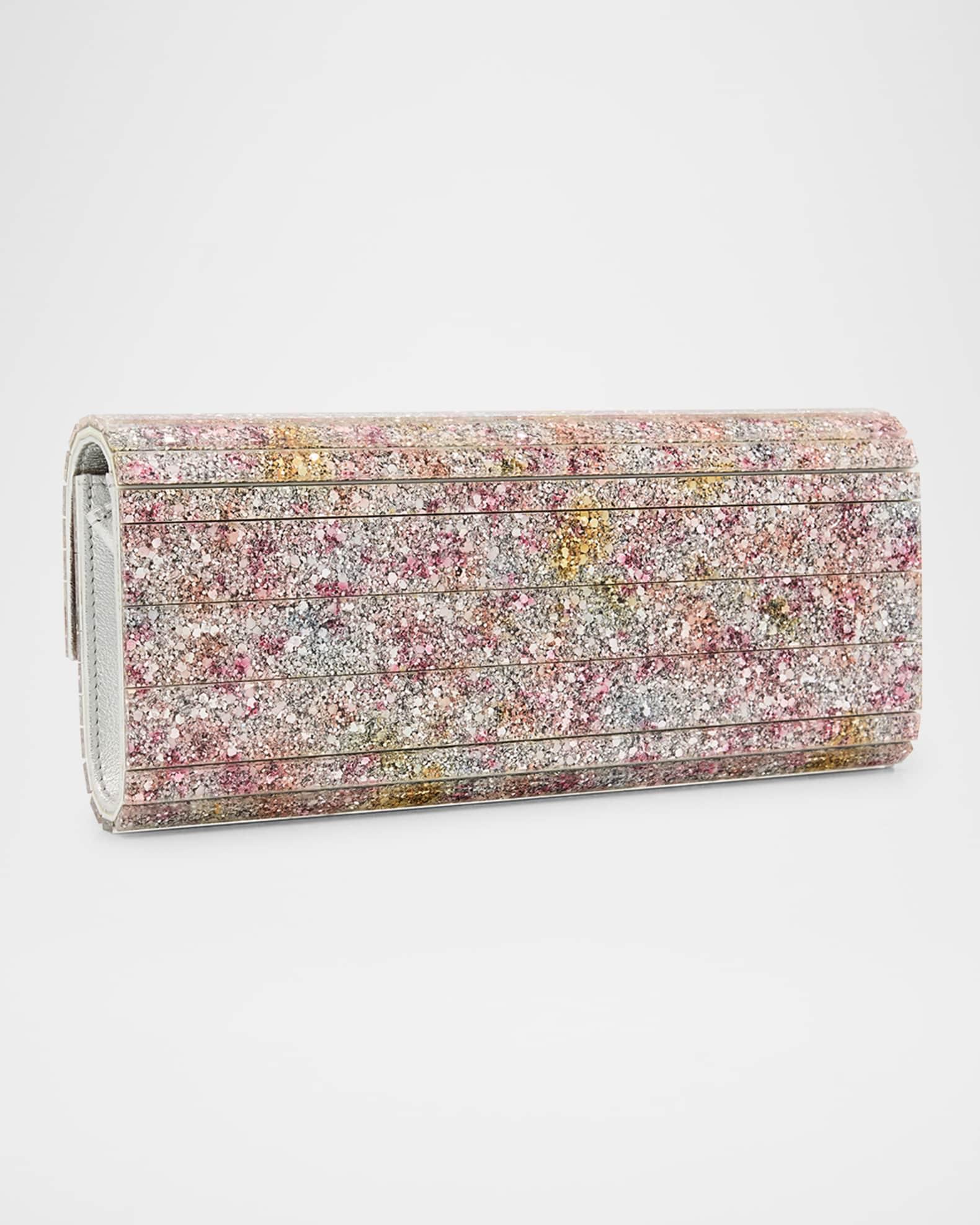 Sweetie Glitter Acrylic Leather Clutch Bag Product Image