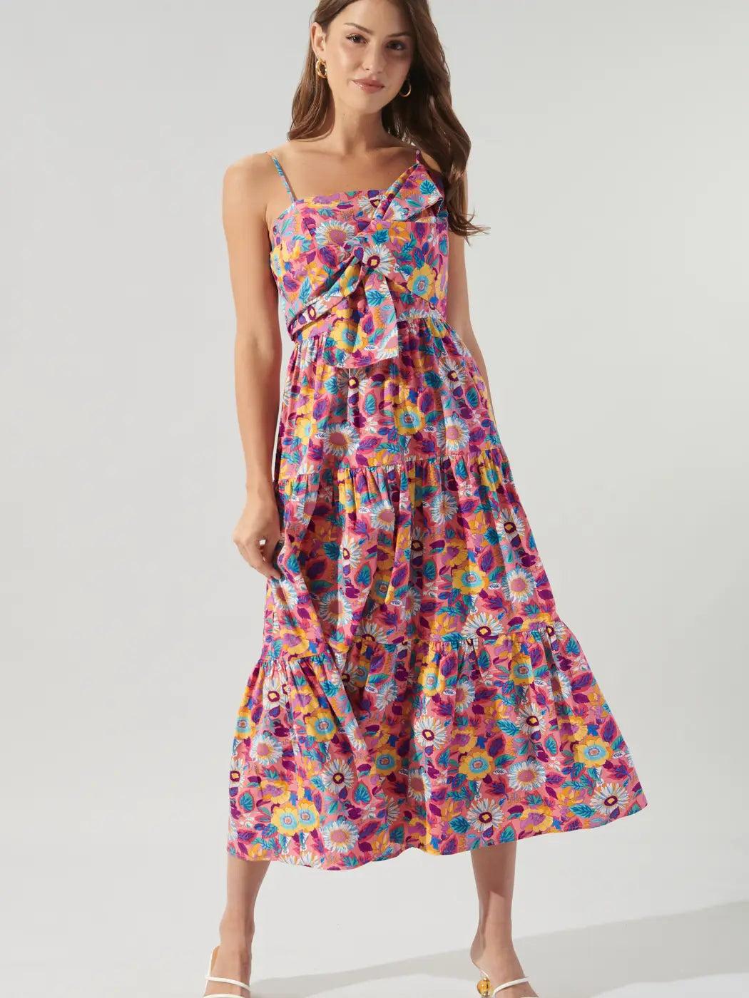 Zahara Floral Poplin Dress Product Image