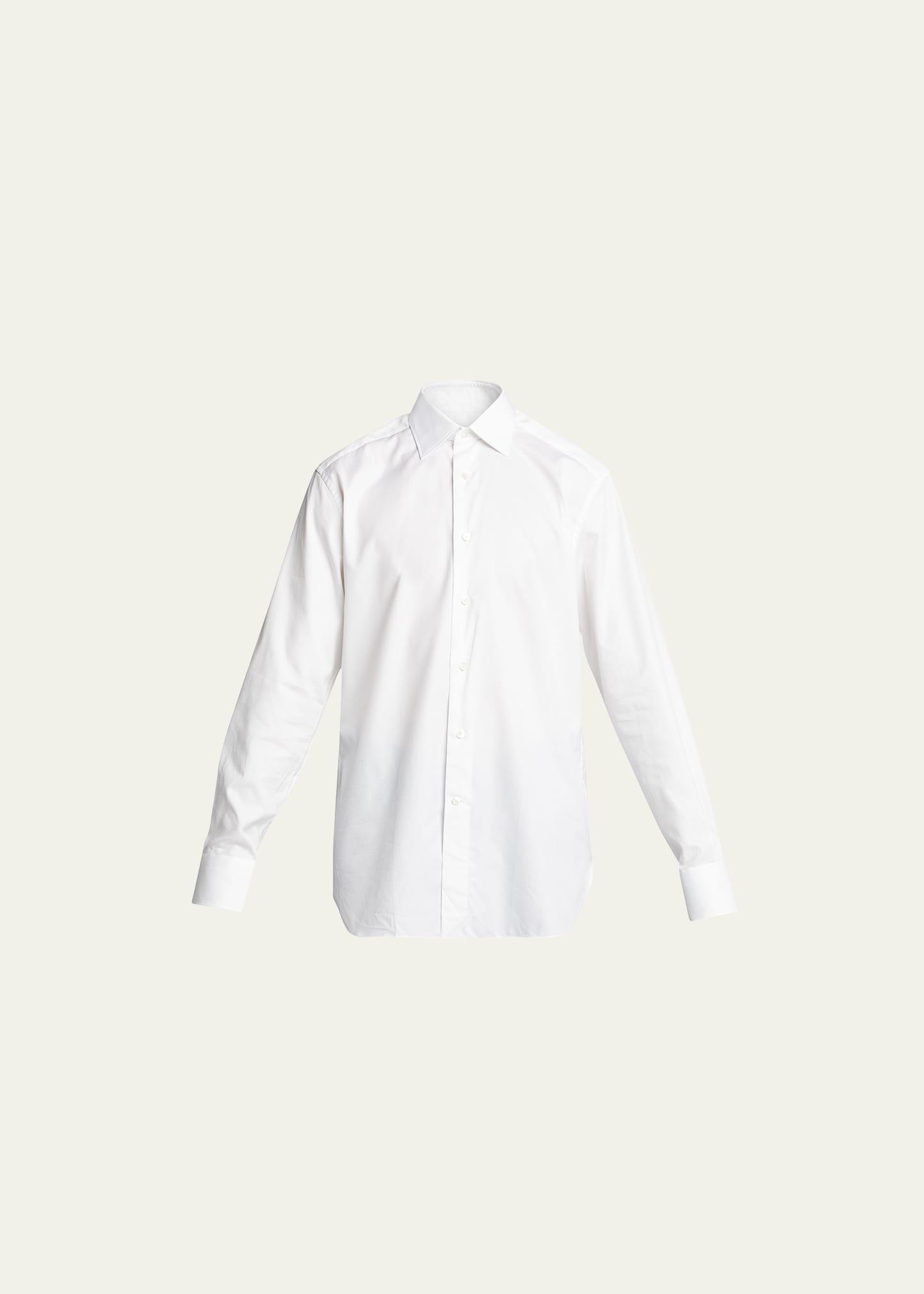 Mens Trofeo Solid Regular-Fit Dress Shirt Product Image