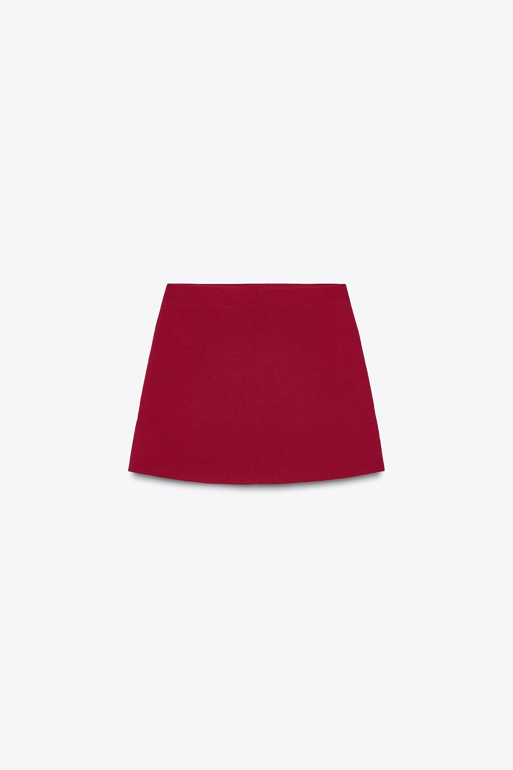 BASIC KNIT MINI SKIRT Product Image