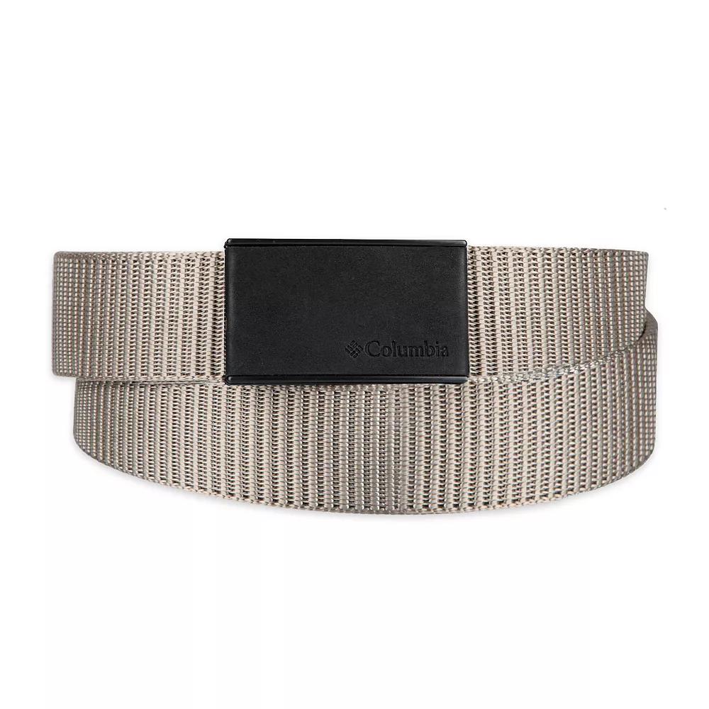 Men's Columbia Track Lock Ratchet Buckle Nylon Belt, Size: Medium, Grey Product Image
