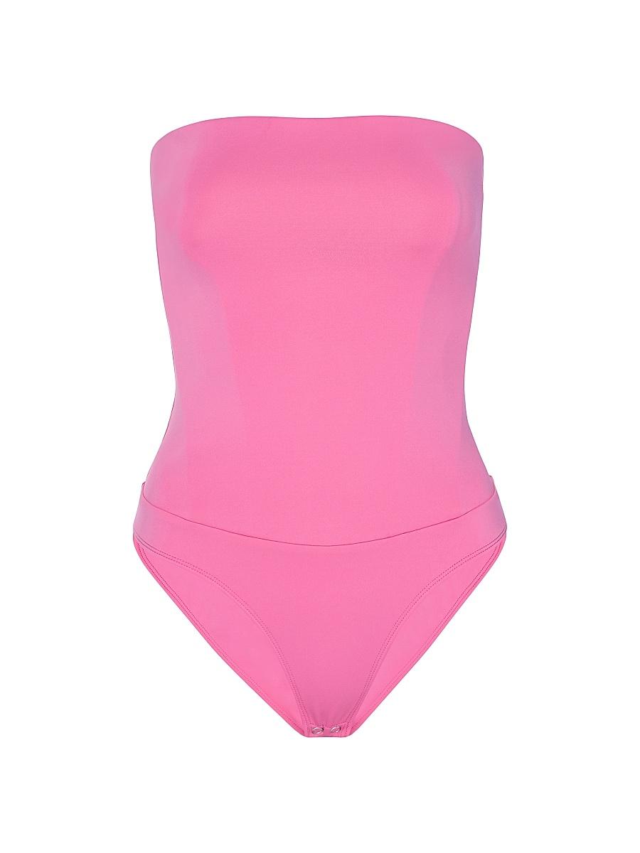 Womens Scuba Corset Strapless Bodysuit Product Image
