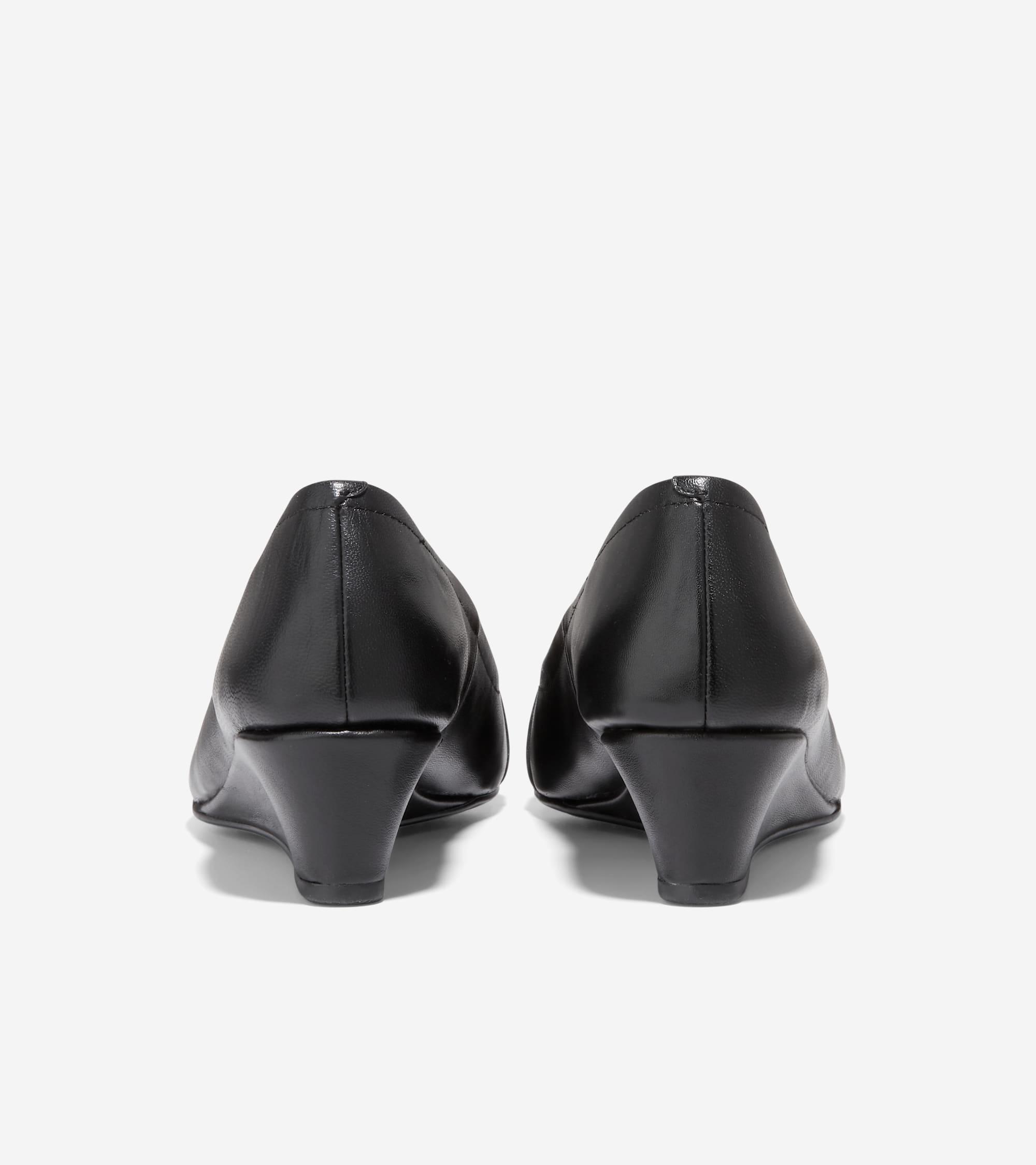Women's Malta Wedges in Black | Cole Haan Product Image
