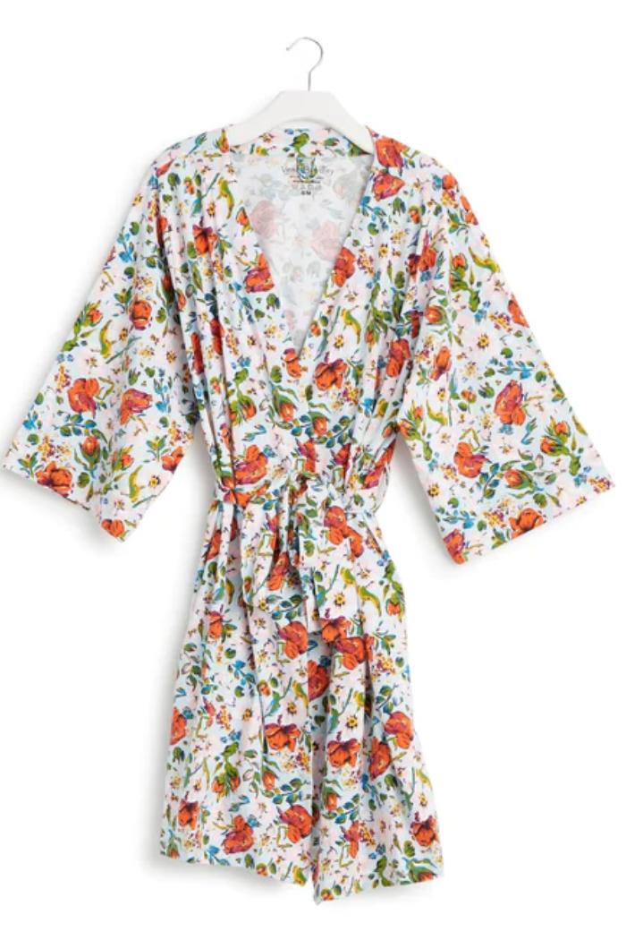 Sea Air Floral Knit Robe Product Image