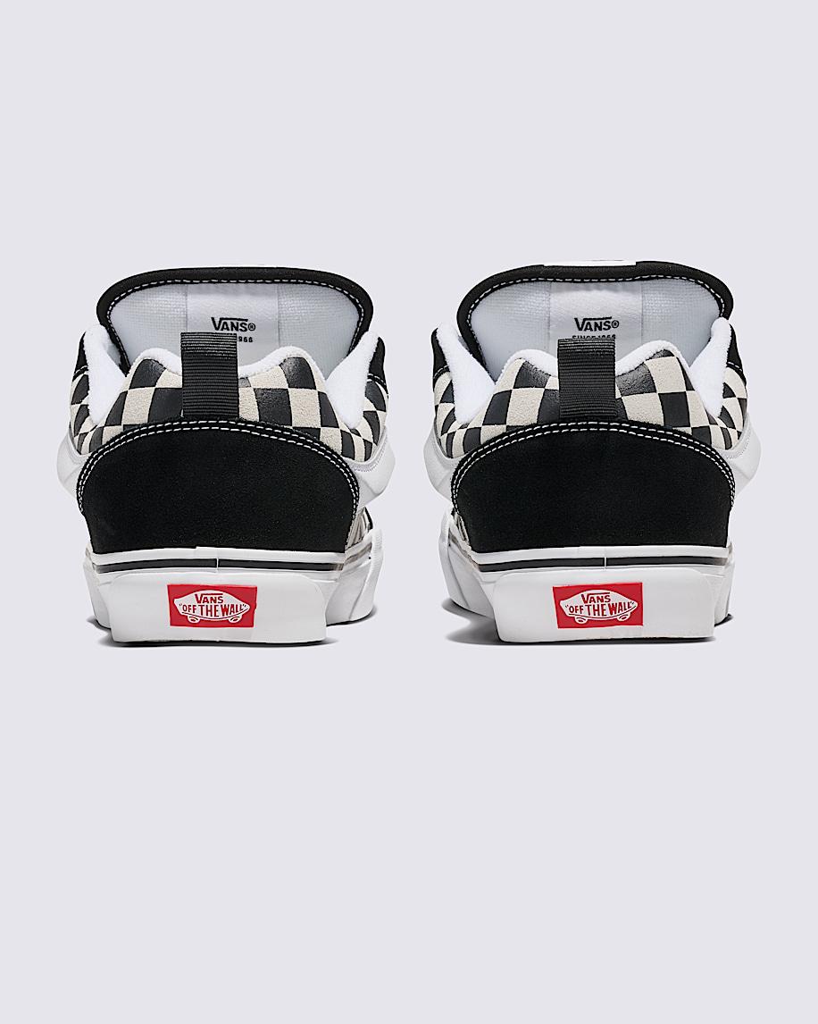 Knu Skool Checkerboard Shoe in Black / White| Vans US Product Image