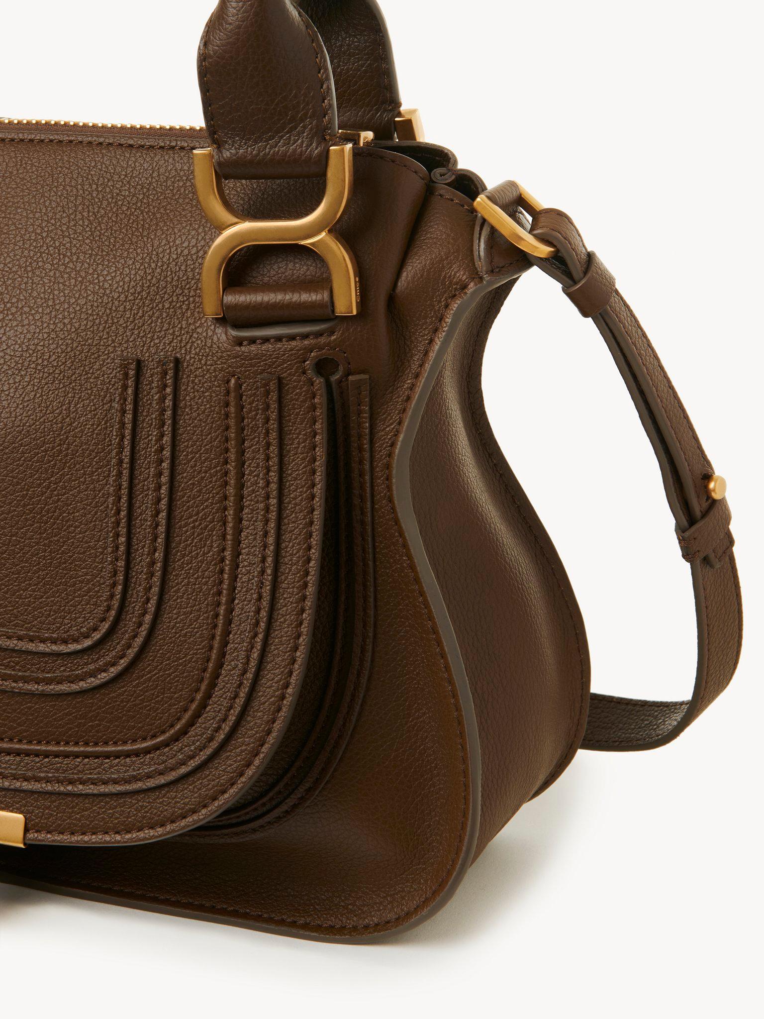 Small Marcie bag in grained leather Product Image