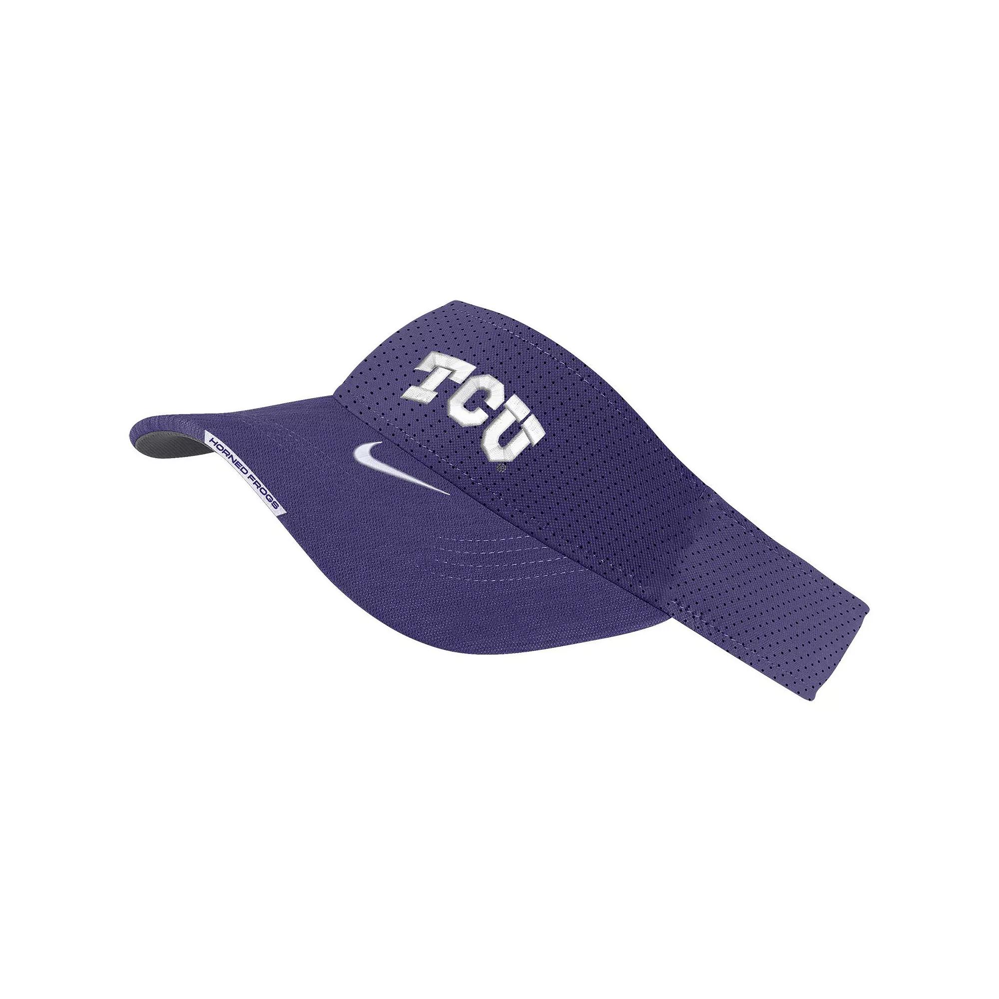 Men's Nike  Purple TCU Horned Frogs 2023 Sideline Performance Adjustable Visor Product Image