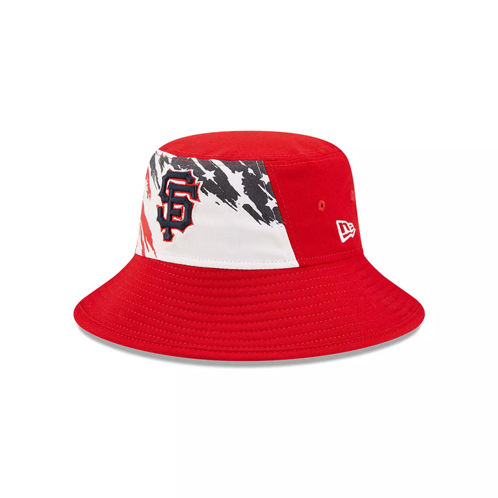Men's New Era Red San Francisco Giants 2022 4th of July Bucket Hat Product Image