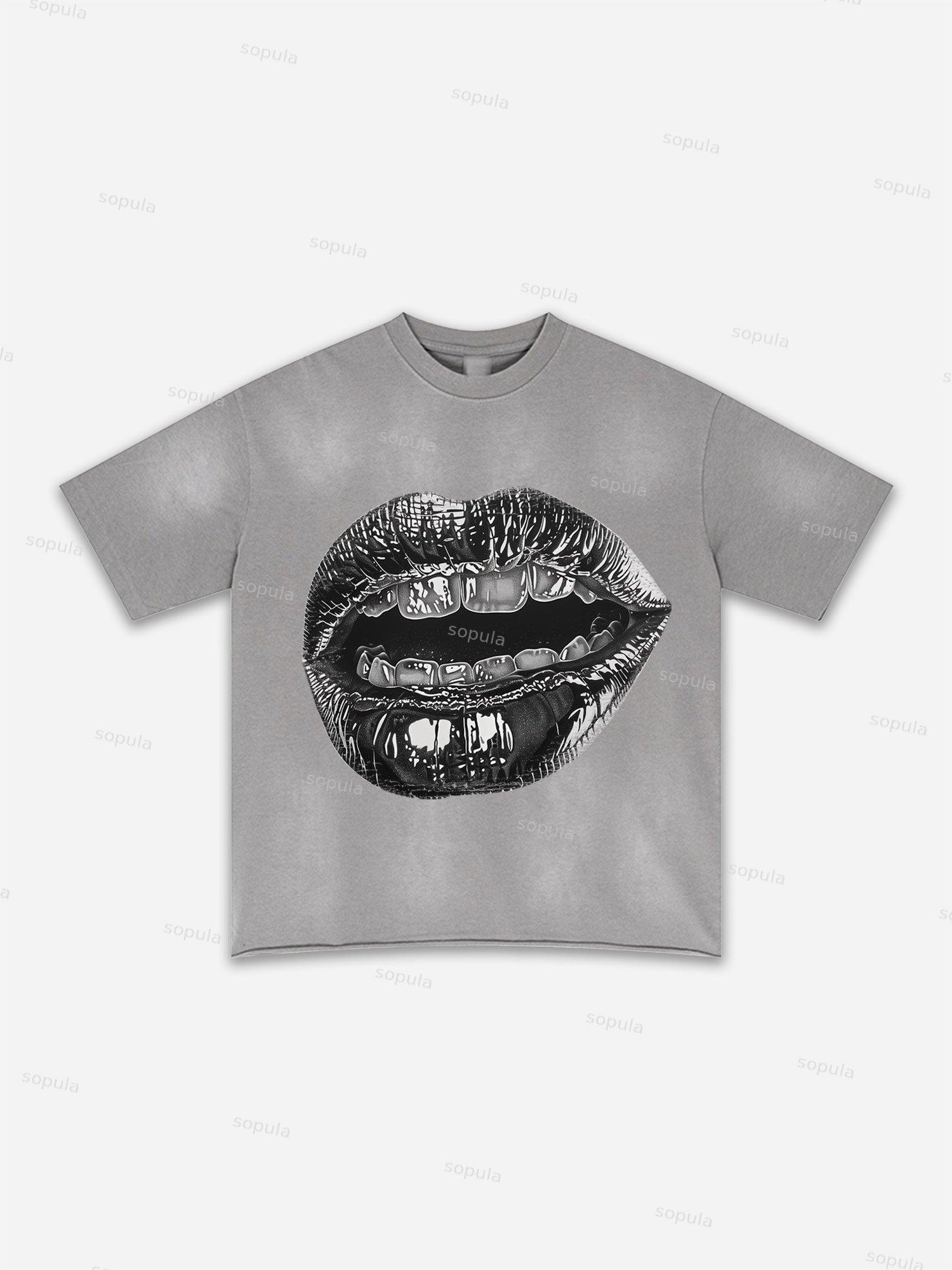 Fly By Choice X Spacestation Graphic Print Washed T-shirt Product Image